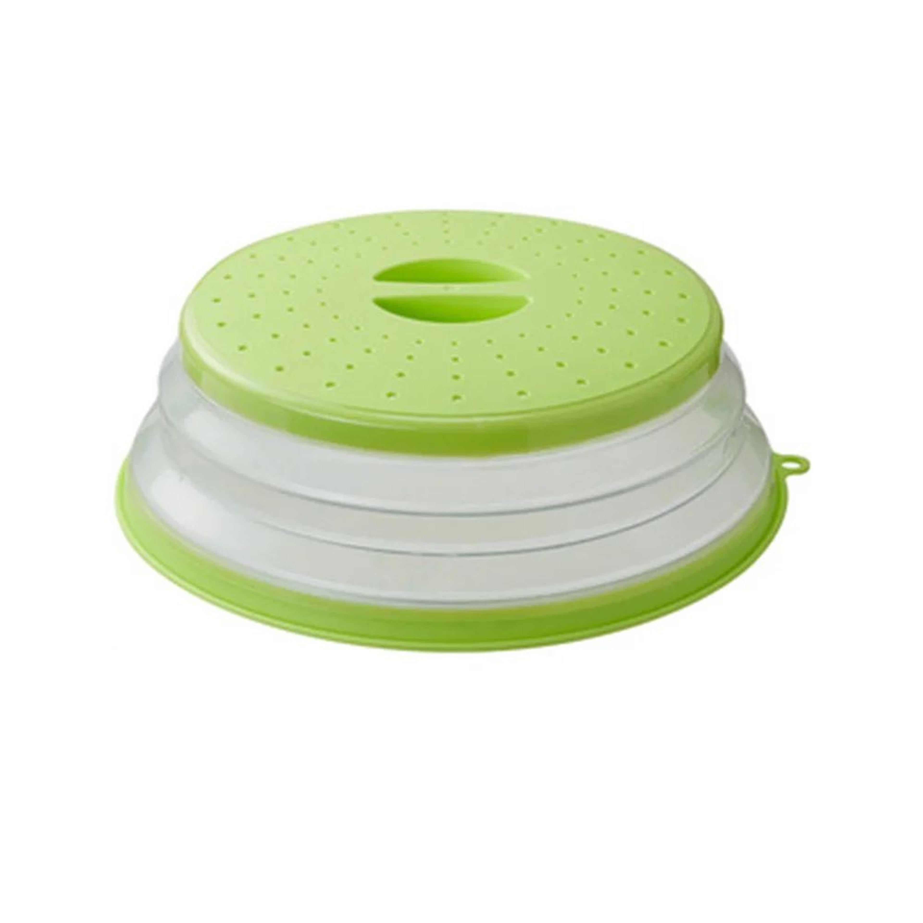 Foldable Silicone Microwave Splatter Cover With Storage Hook 8