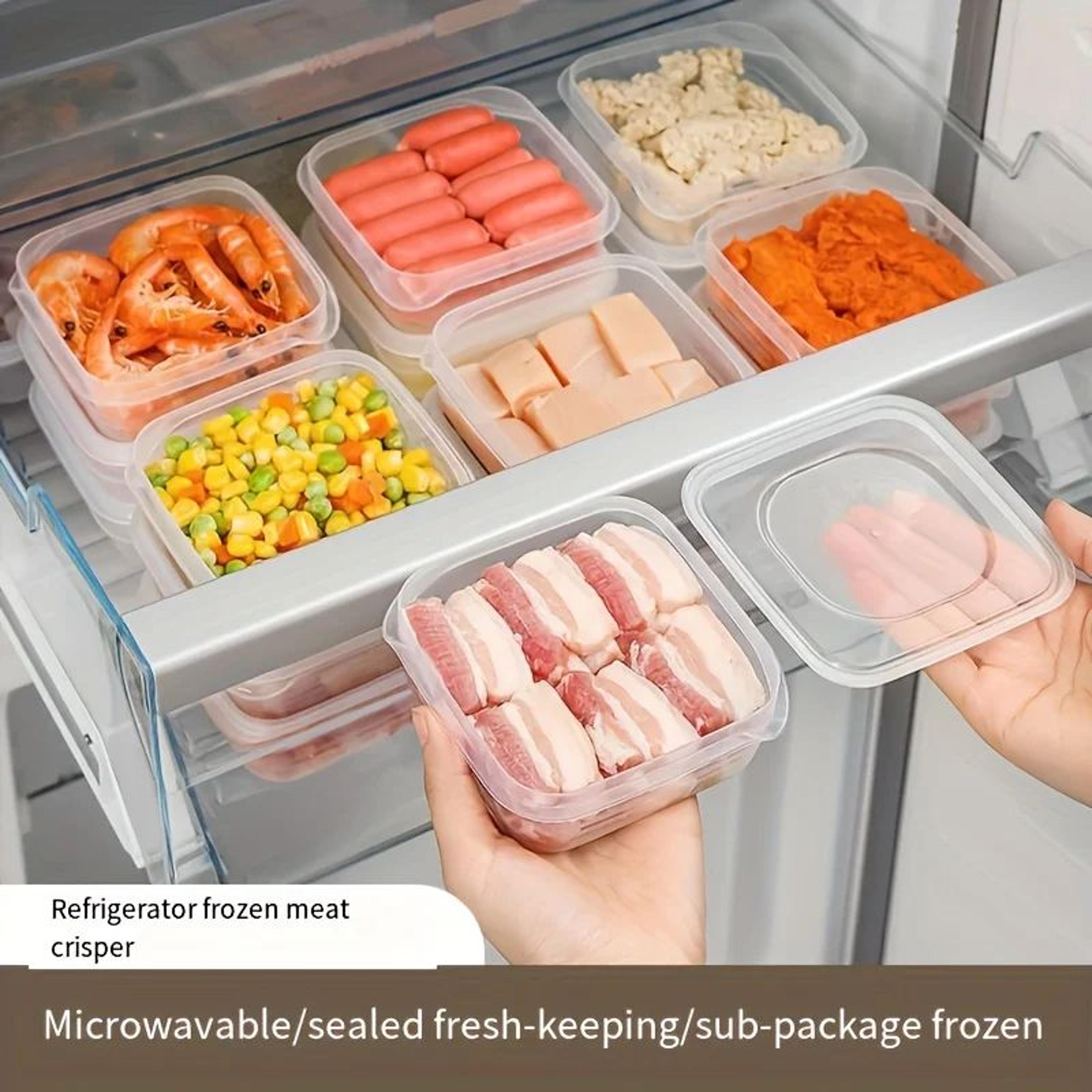 Stackable Freezer Food Storage Container For Meat And Vegetables 4