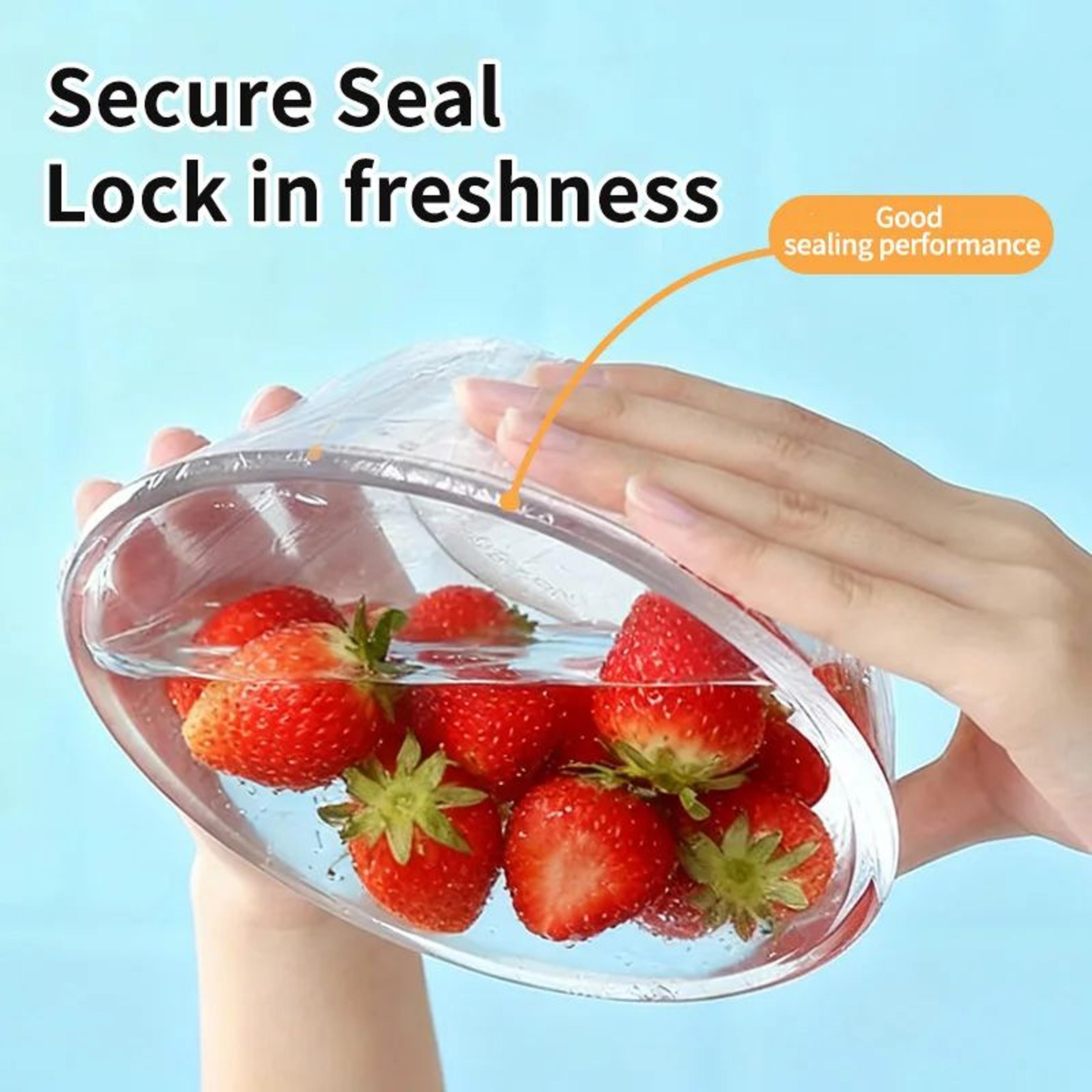 Disposable PE Cling Film Food Wrap Roll For Fresh Food Storage 3