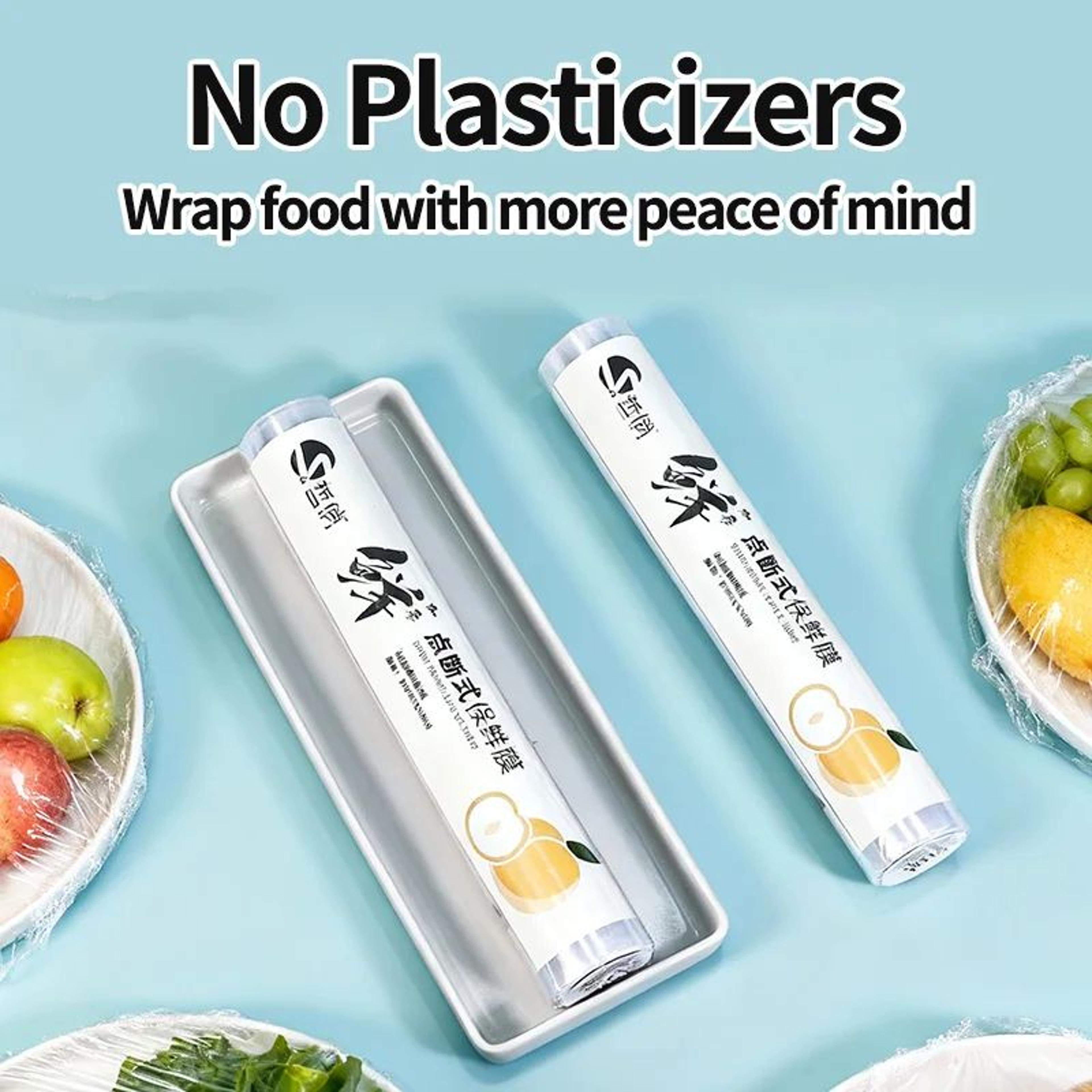 Disposable PE Cling Film Food Wrap Roll For Fresh Food Storage 4