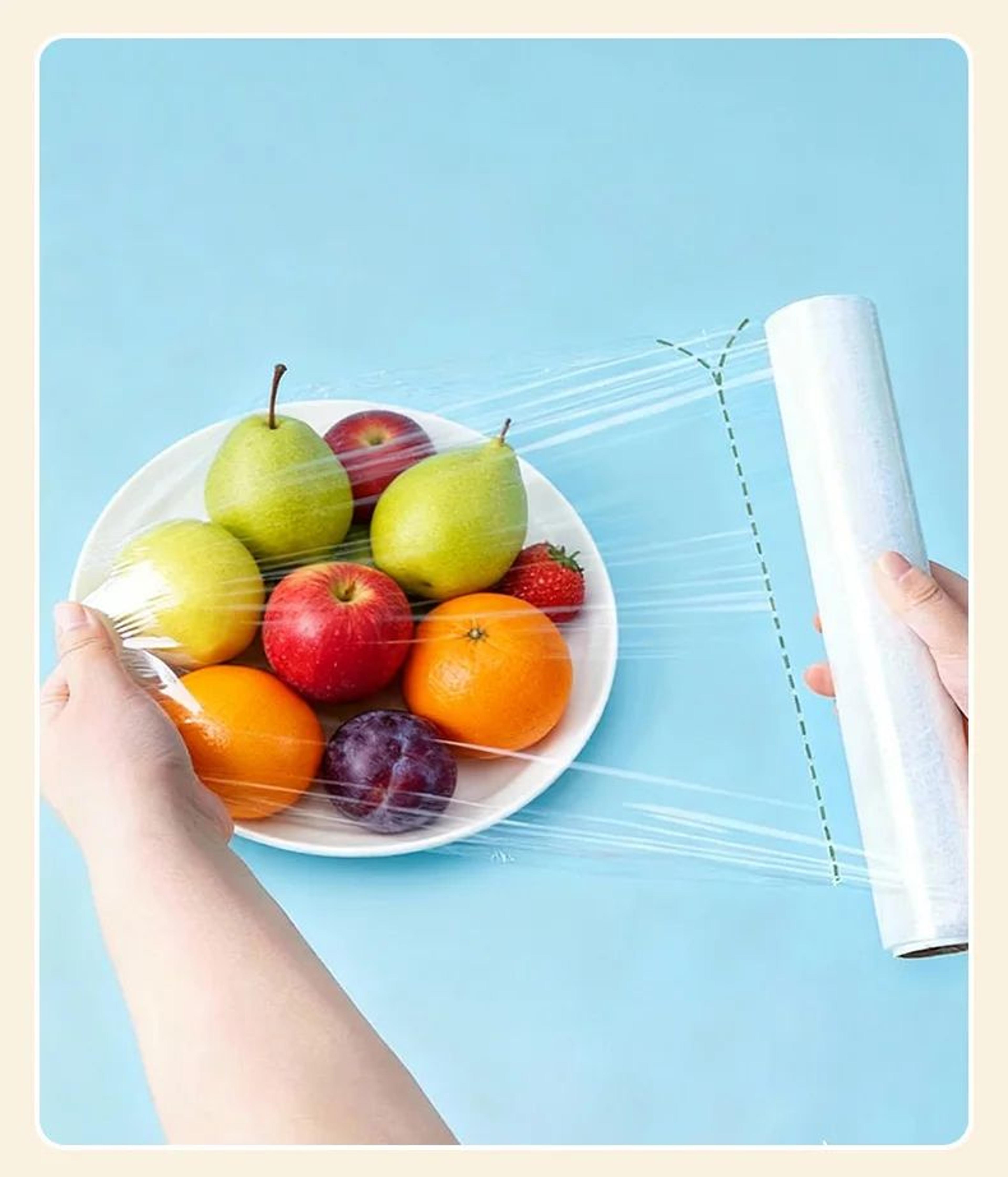 Disposable PE Cling Film Food Wrap Roll For Fresh Food Storage 9