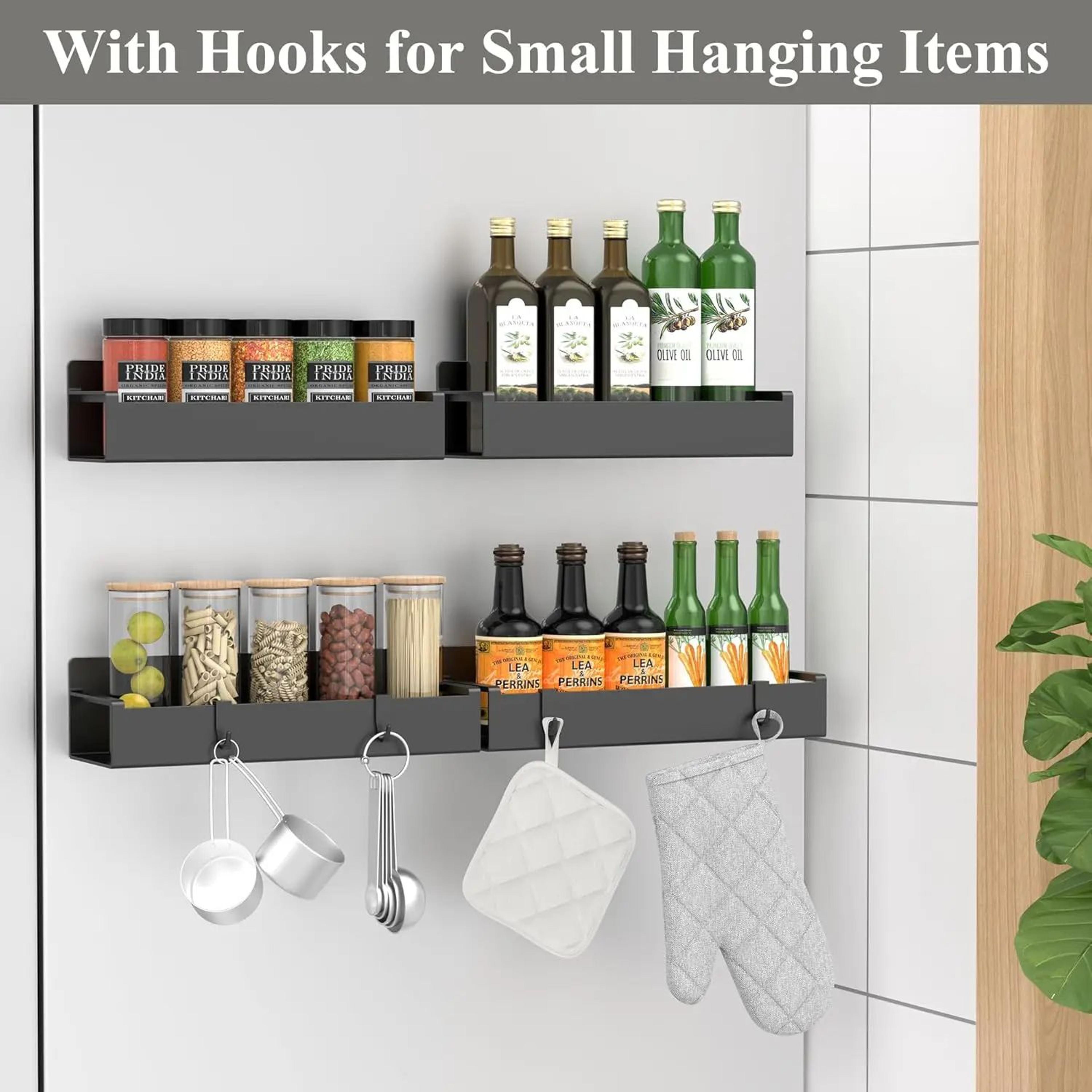 Magnetic Spice Storage Rack For Refrigerator And Oven Organization 2