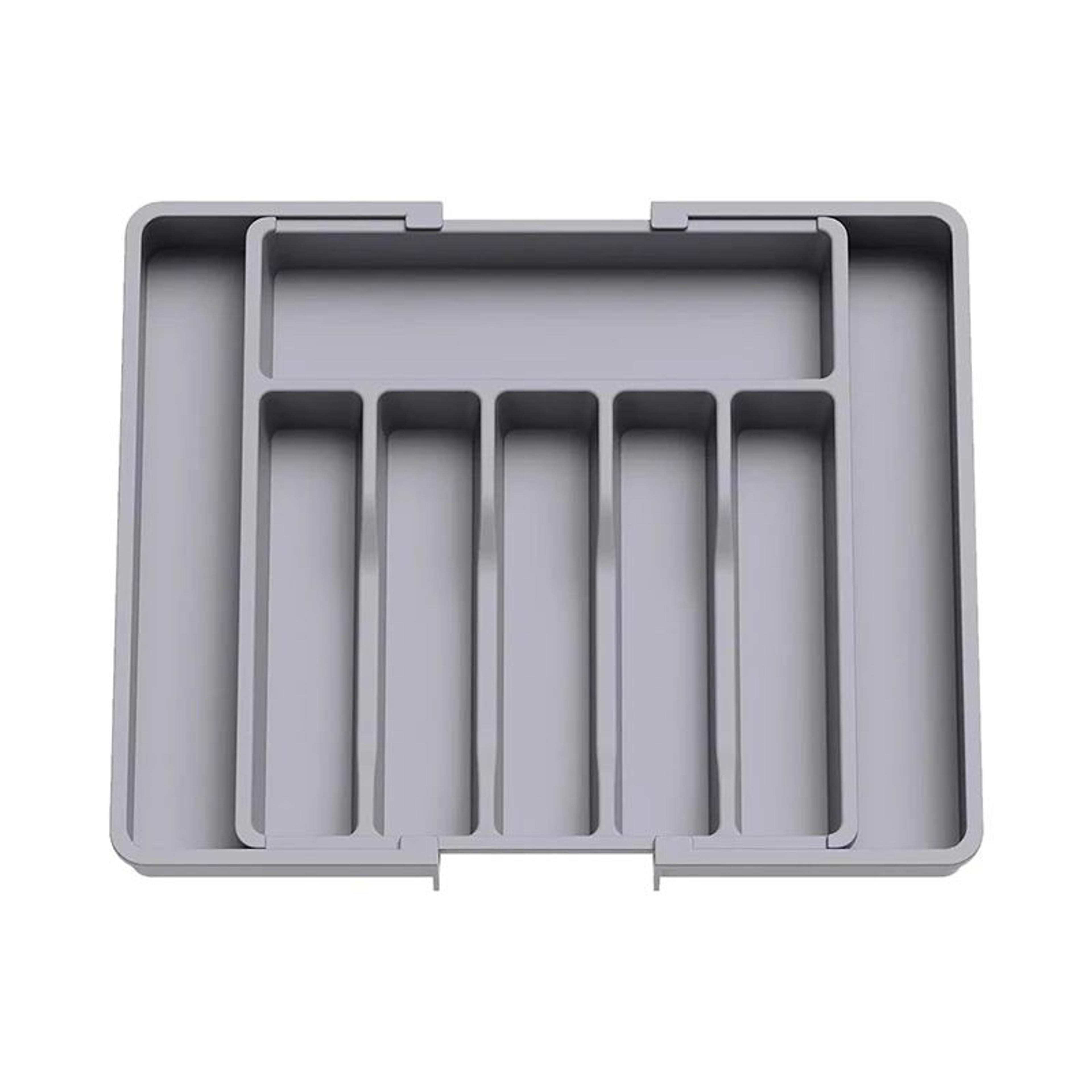 Expandable Utensil Tray Adjustable Cutlery Drawer Organizer 6