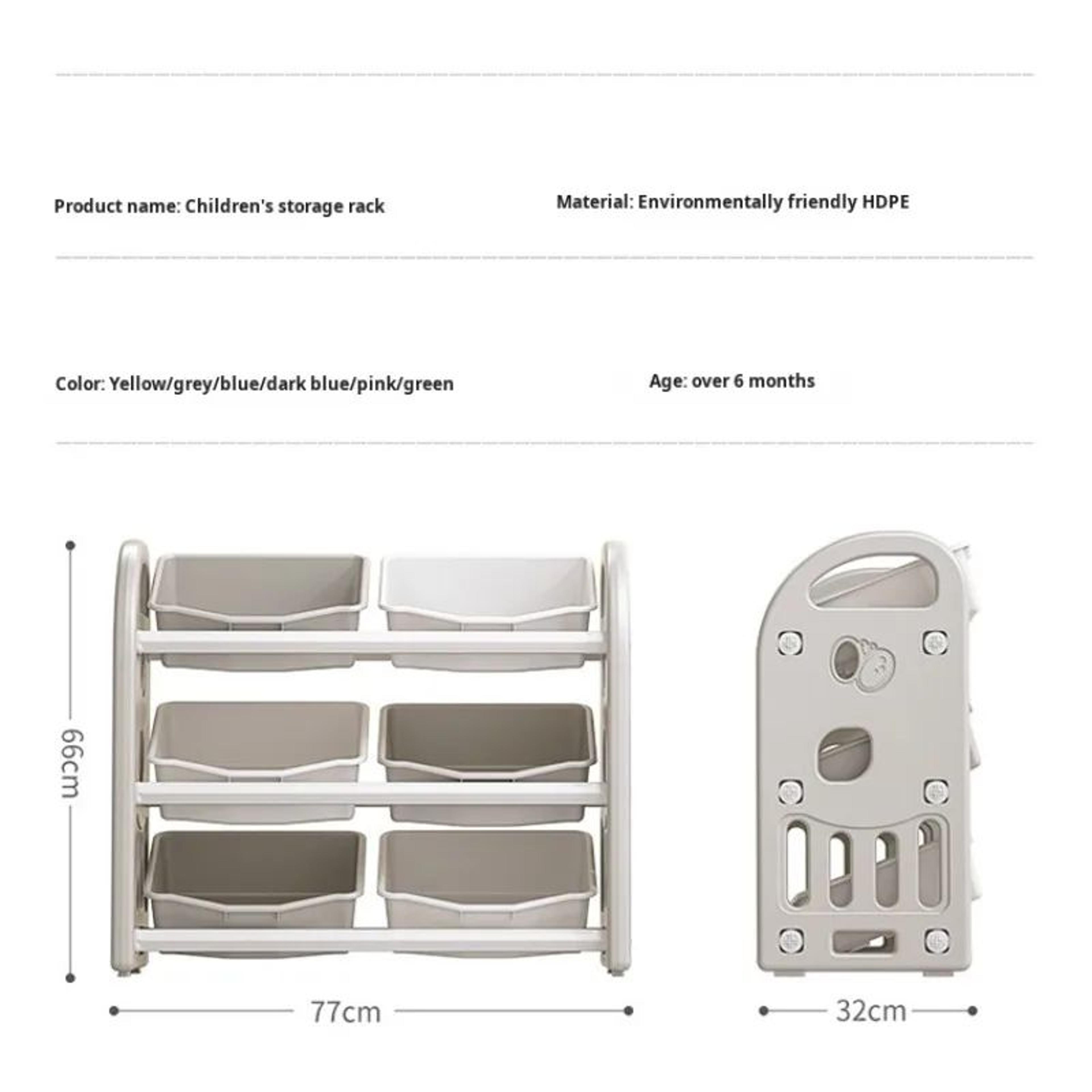 Large Capacity Baby Toy Storage Cabinet Organizer 5