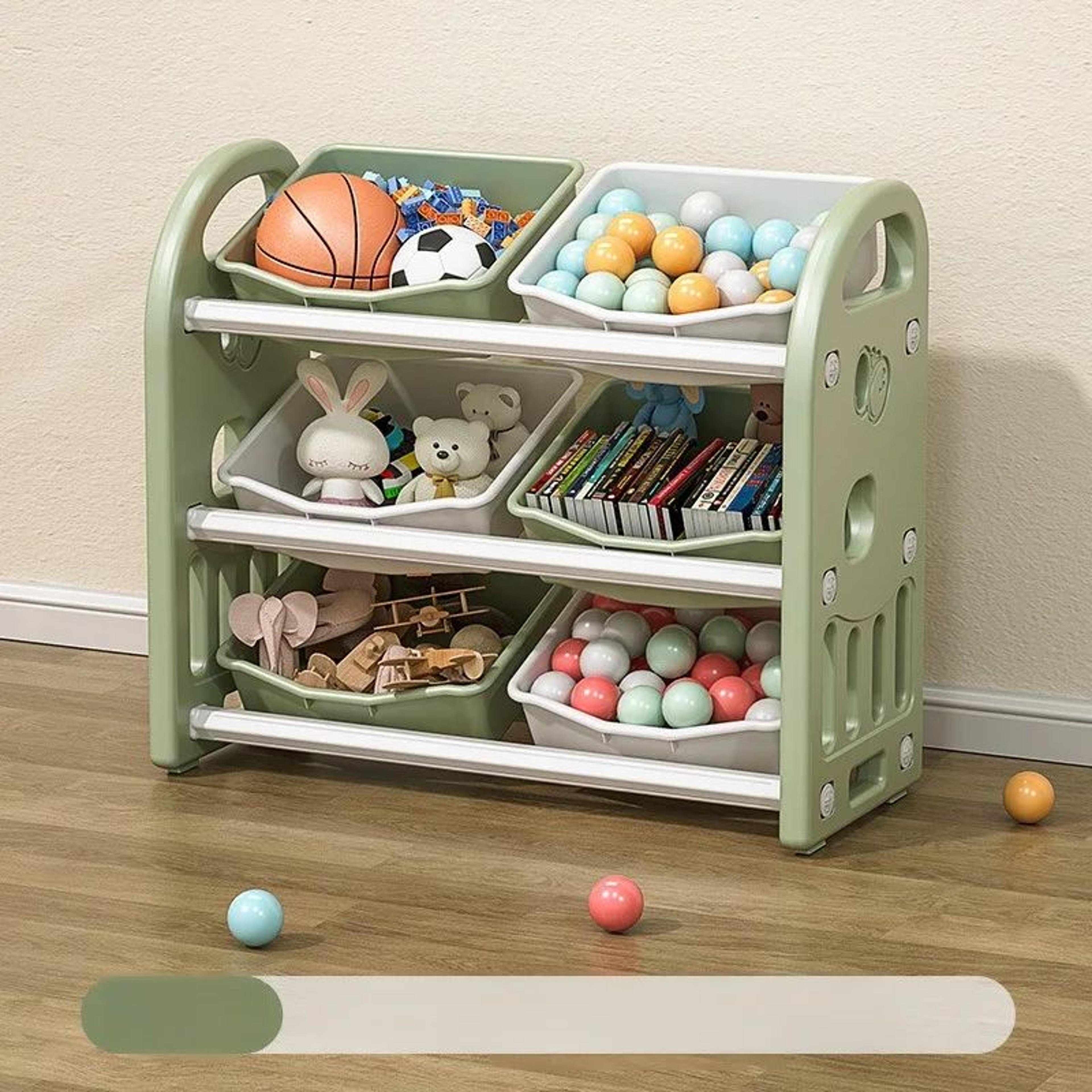Large Capacity Baby Toy Storage Cabinet Organizer 6