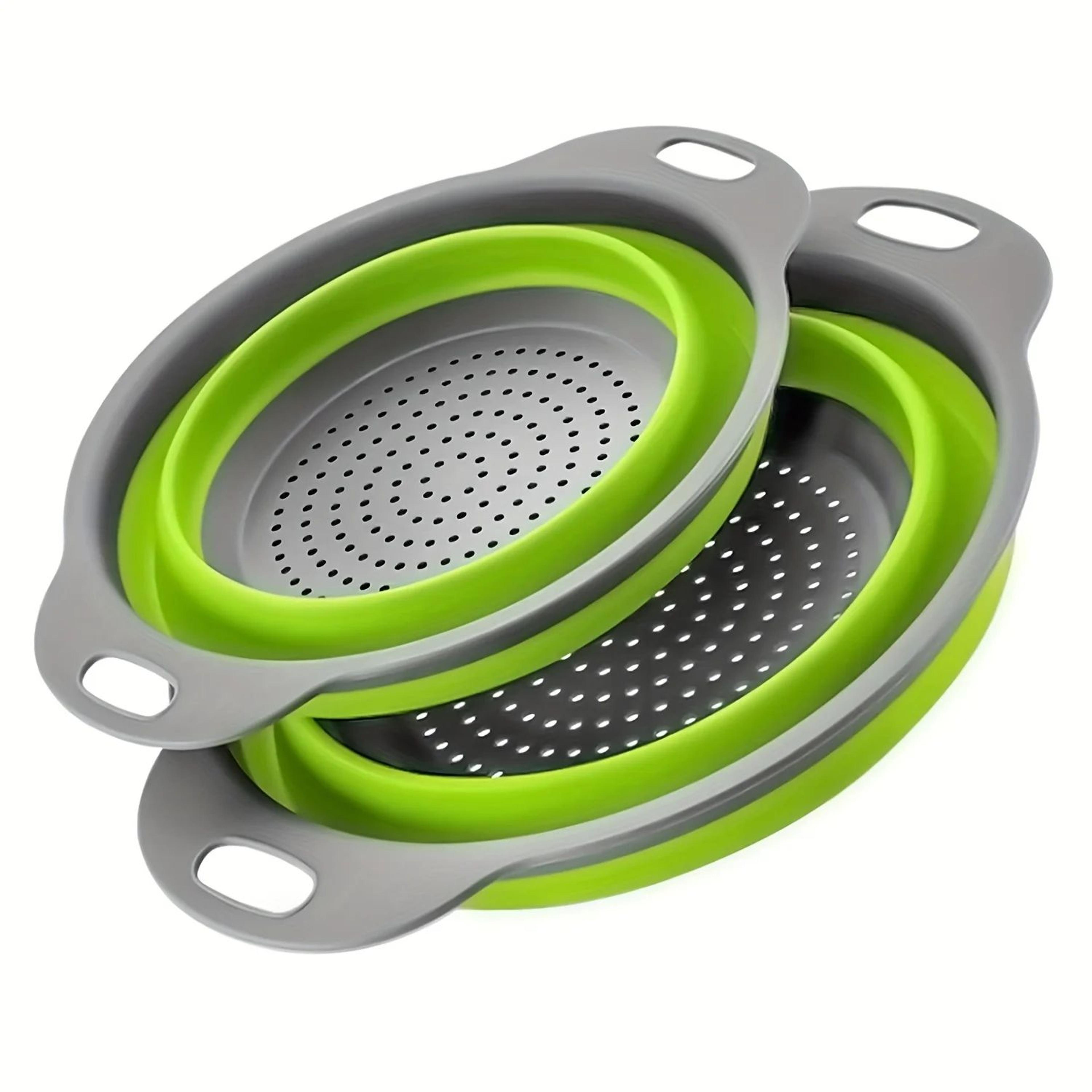 Foldable Silicone Fruit And Vegetable Drain Basket 5