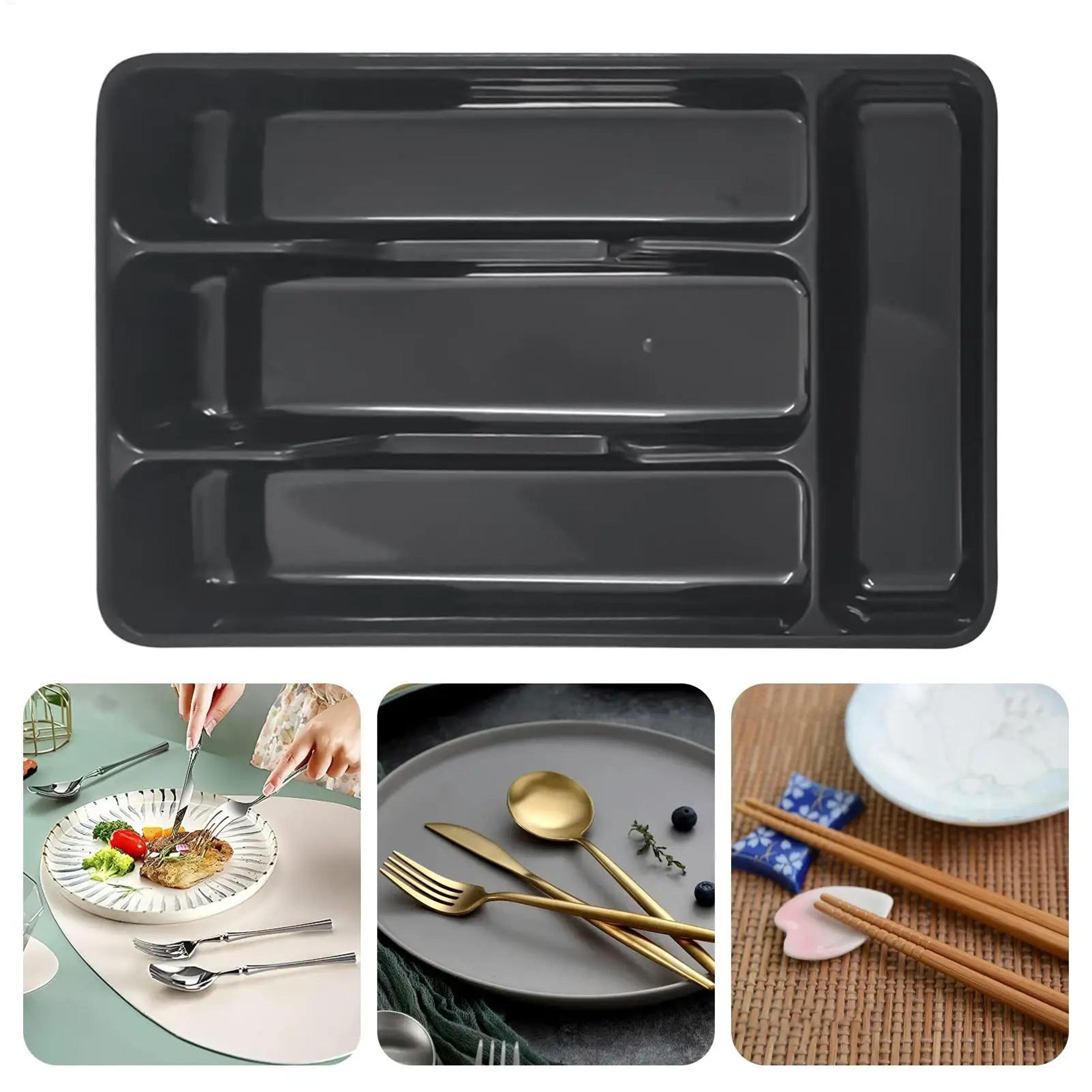 4 Compartment Silverware Organizer Holder 5