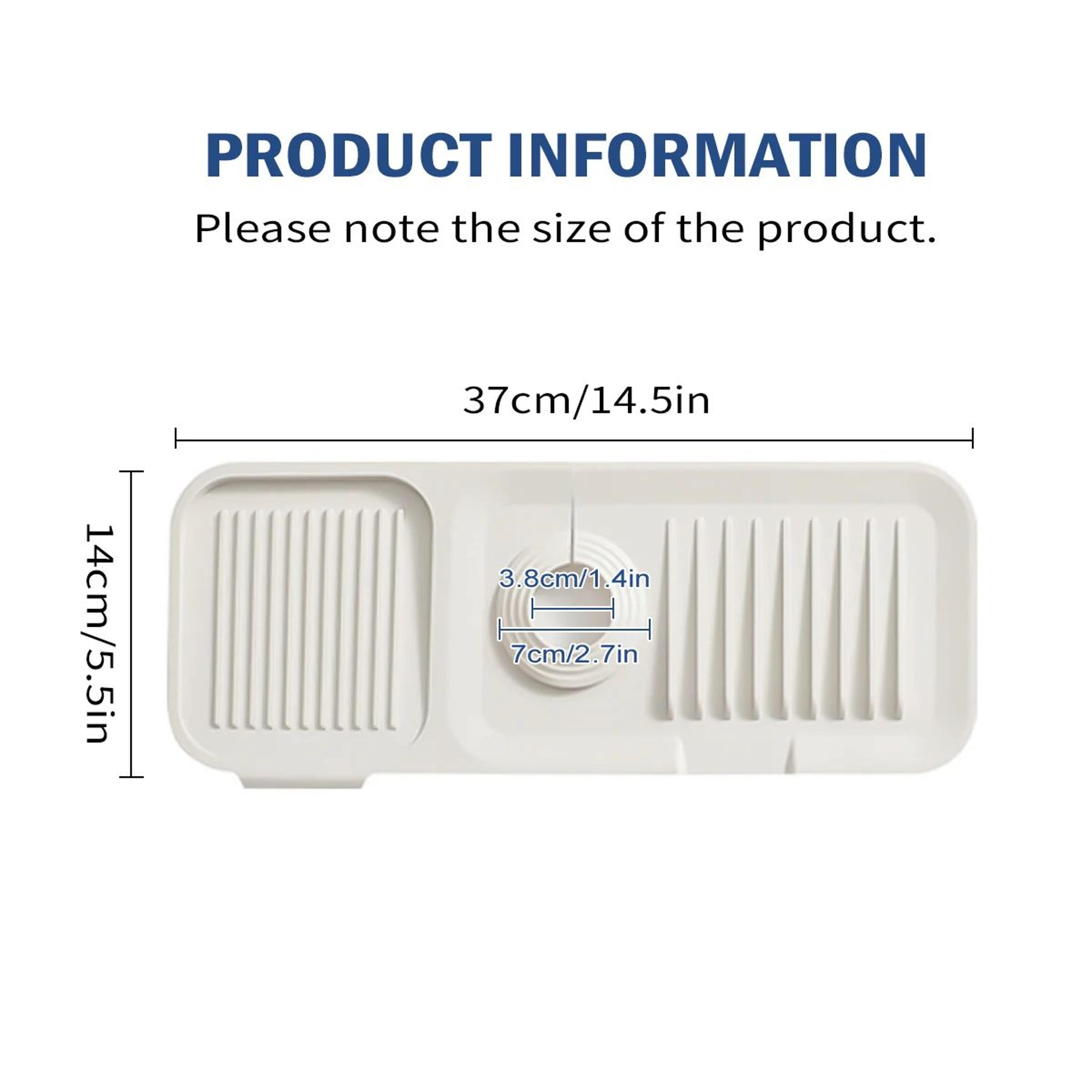 Silicone Sink Splash Guard And Faucet Drip Tray 12
