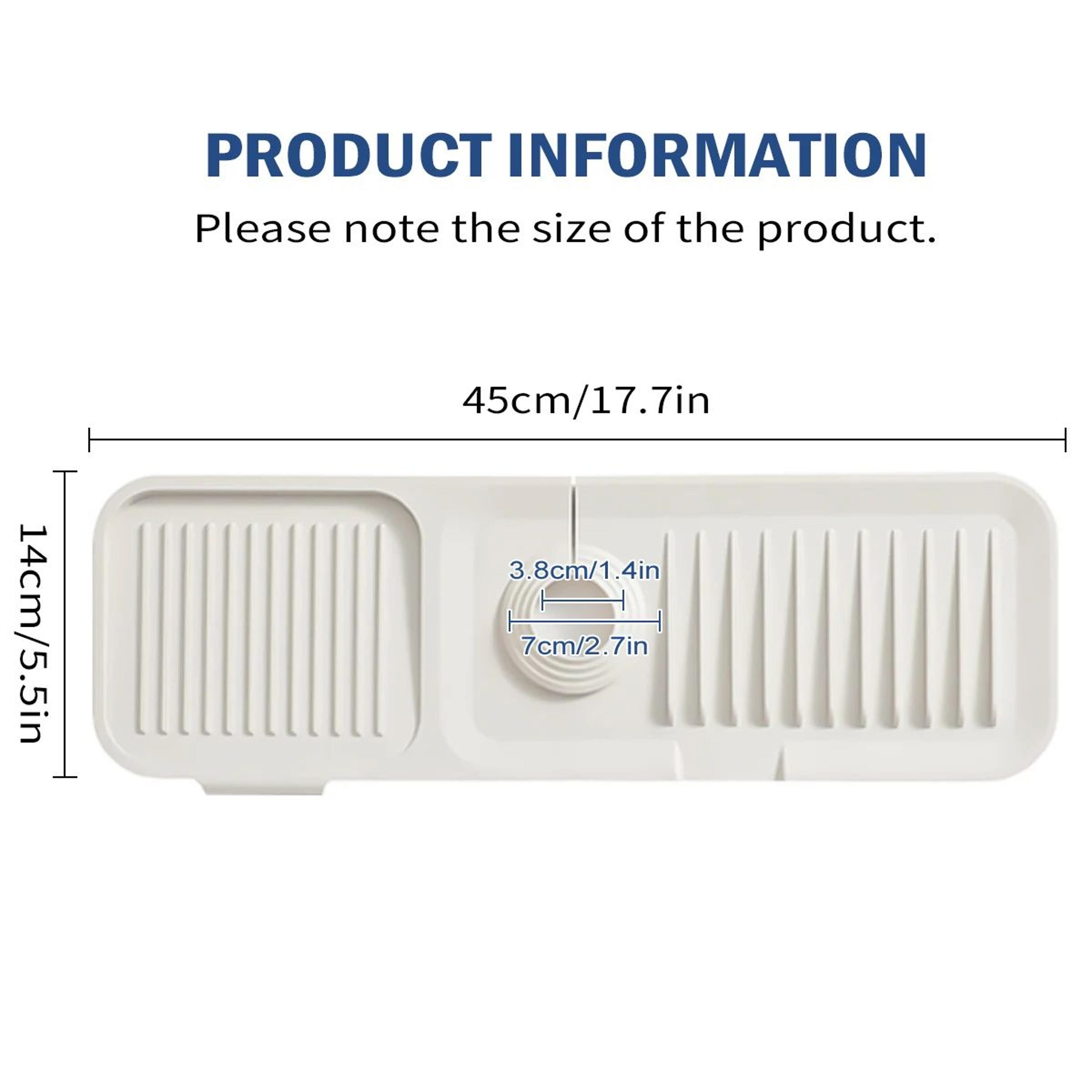 Silicone Sink Splash Guard And Faucet Drip Tray 13