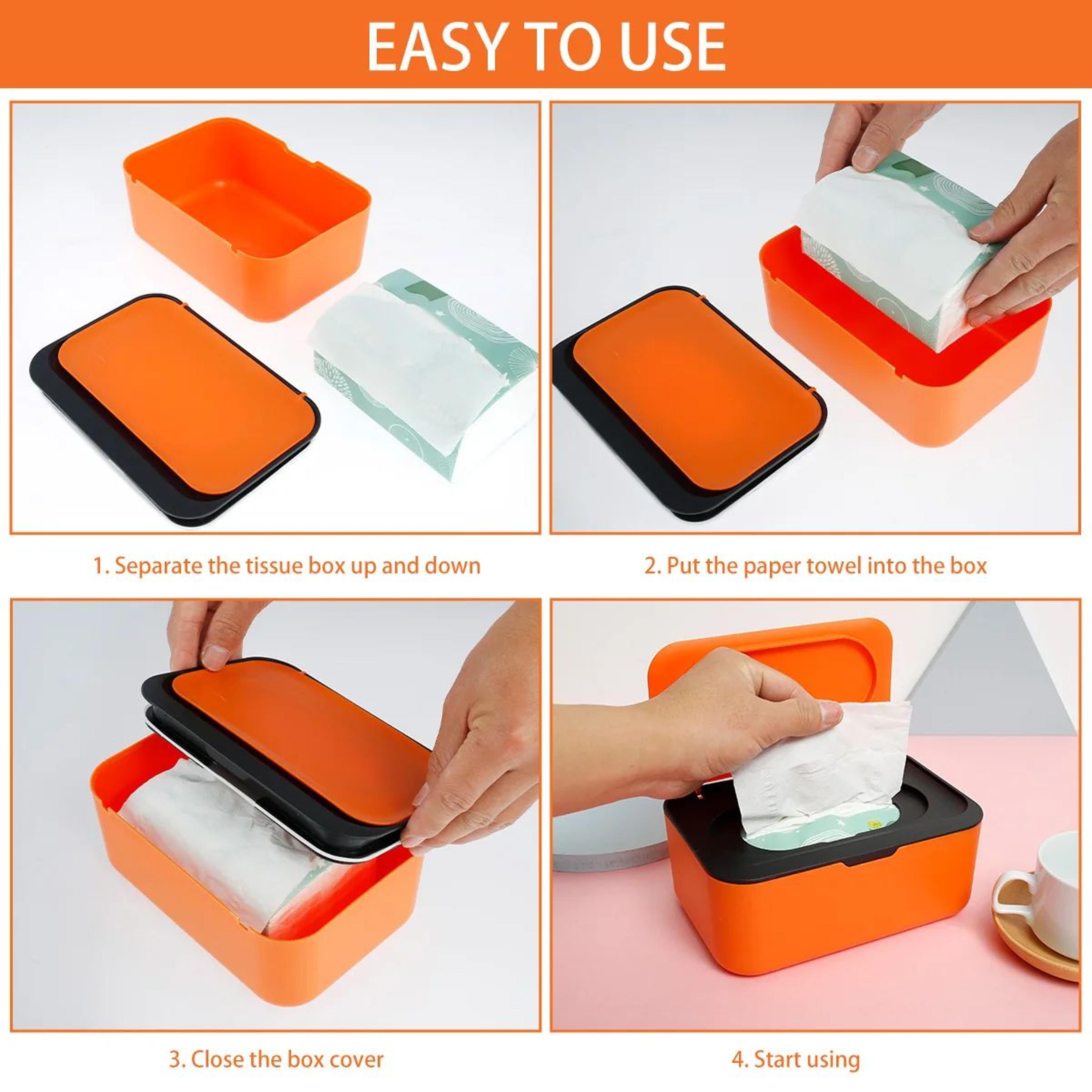 Large Capacity Wet Wipes Storage Box With Lid 4