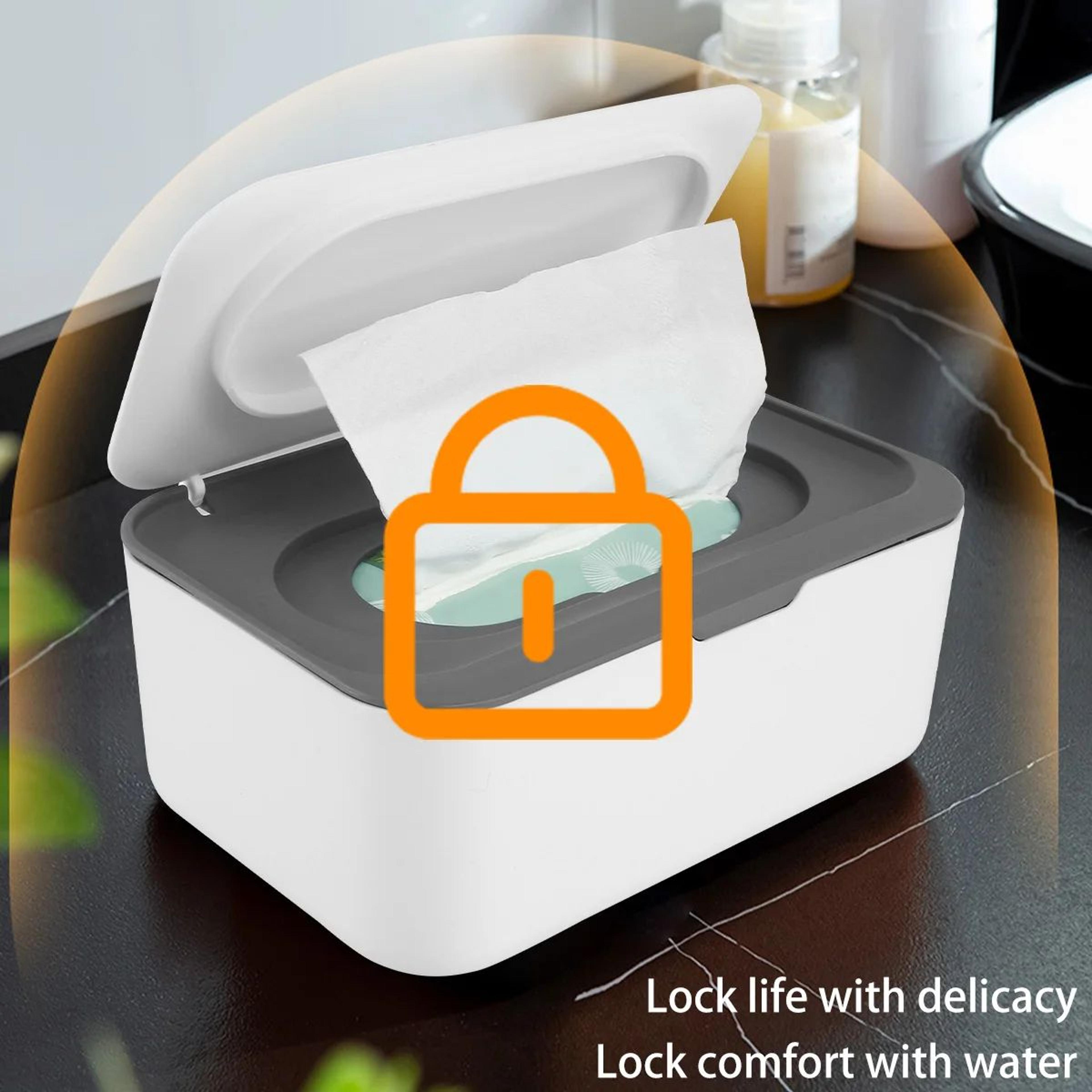 Large Capacity Wet Wipes Storage Box With Lid 7