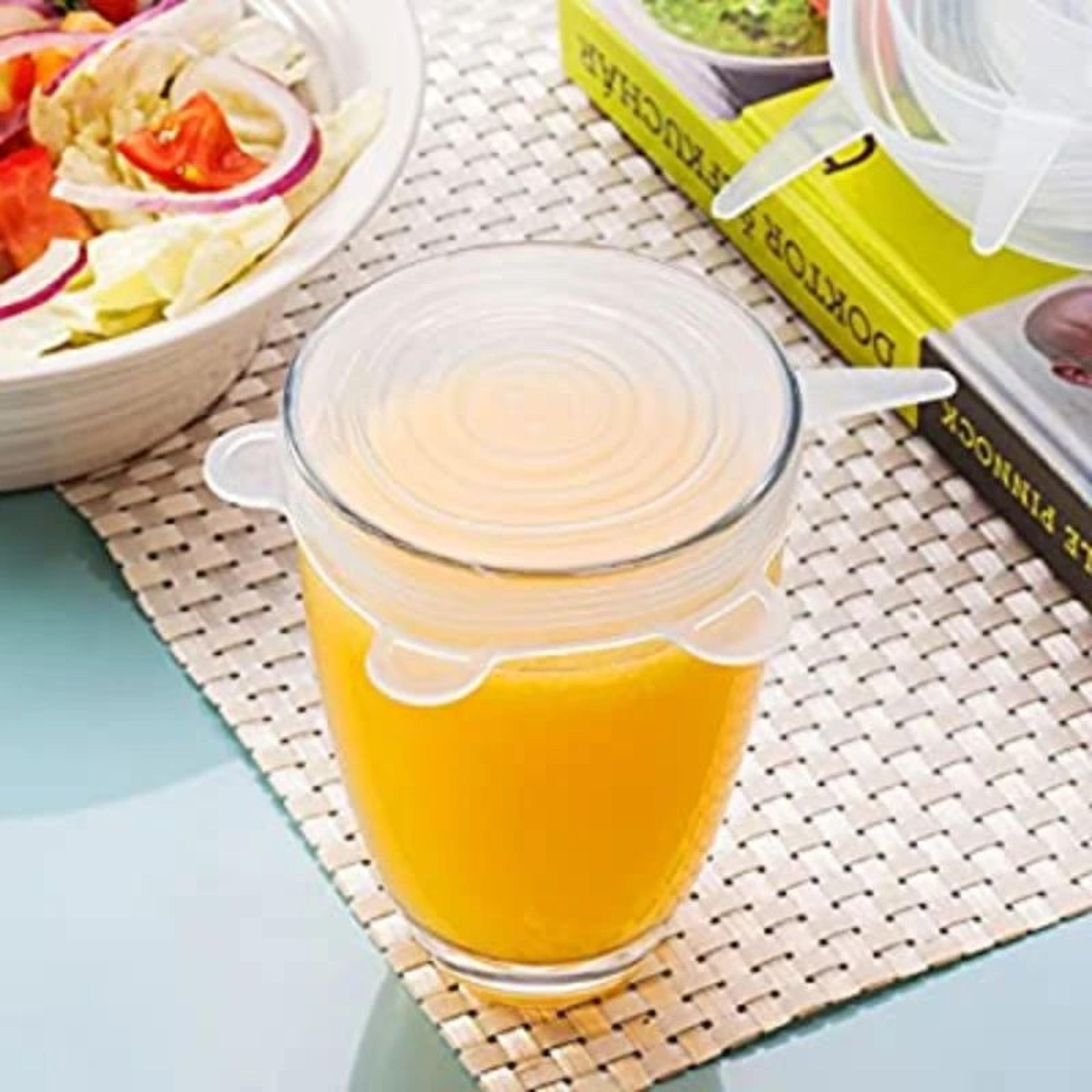 Reusable Silicone Stretch Lid Covers Set 3
