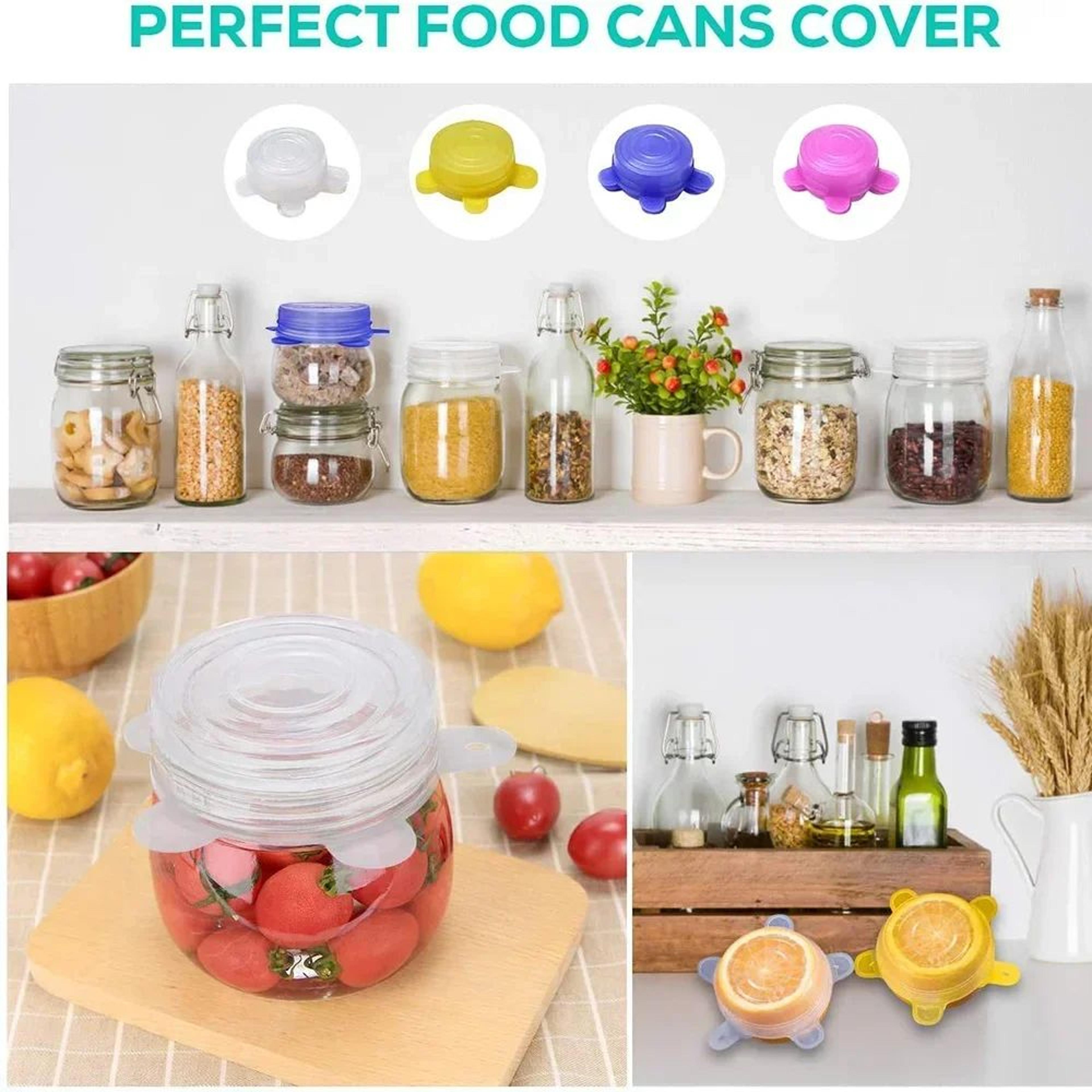 Reusable Silicone Stretch Lid Covers Set 5