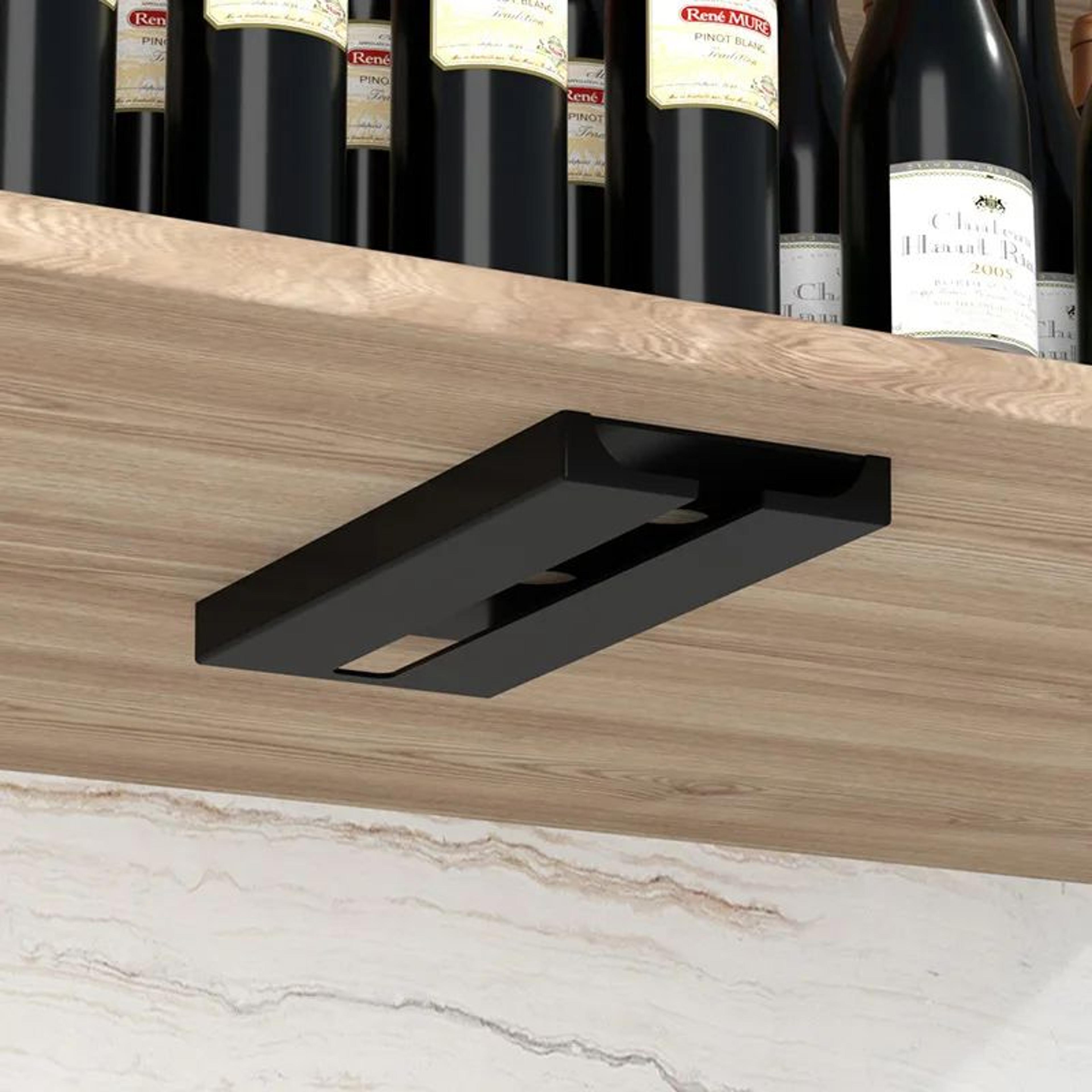 Hanging Wine Glass Rack Under Cabinet Stemware Holder 7