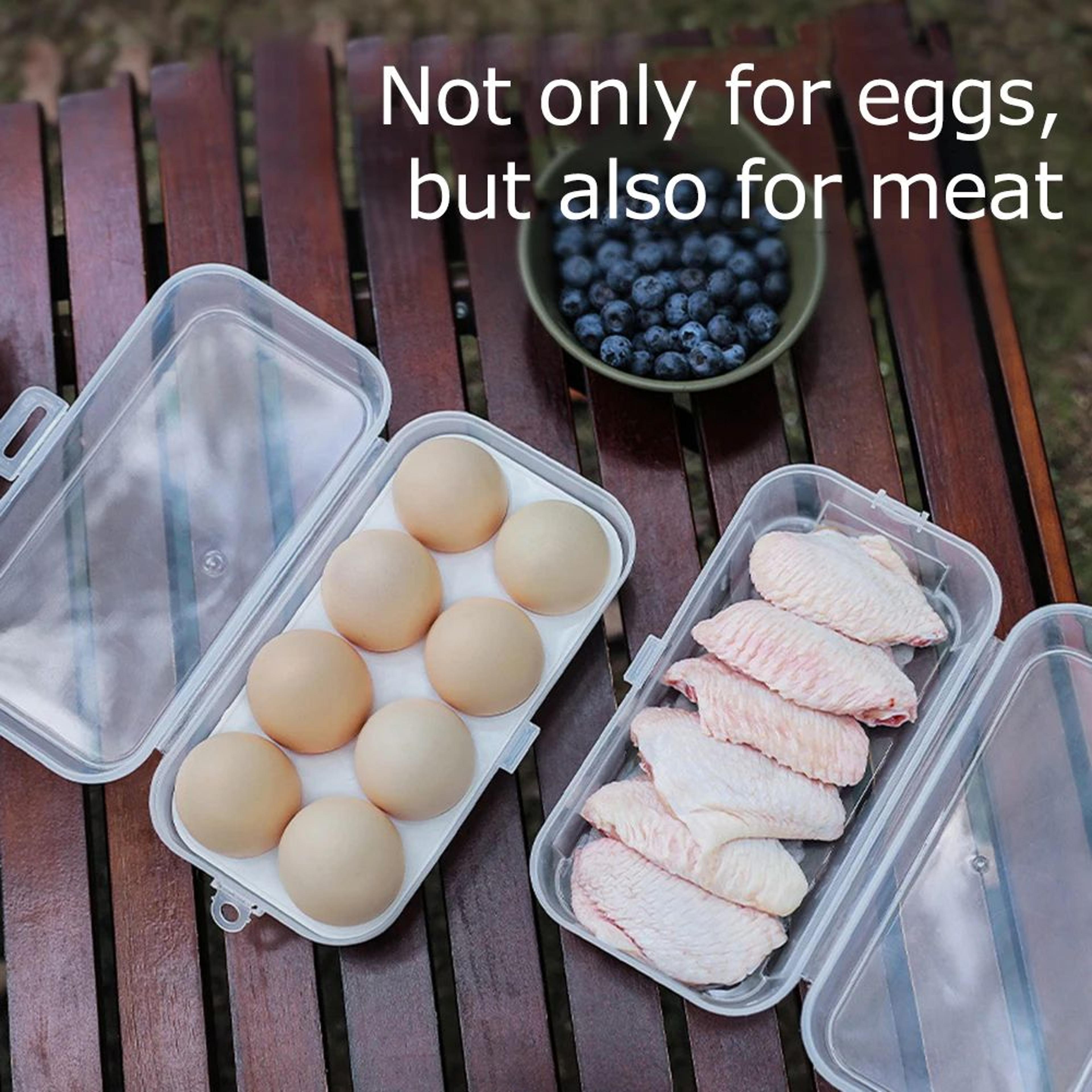 Transparent Egg Storage Box With Lid 6