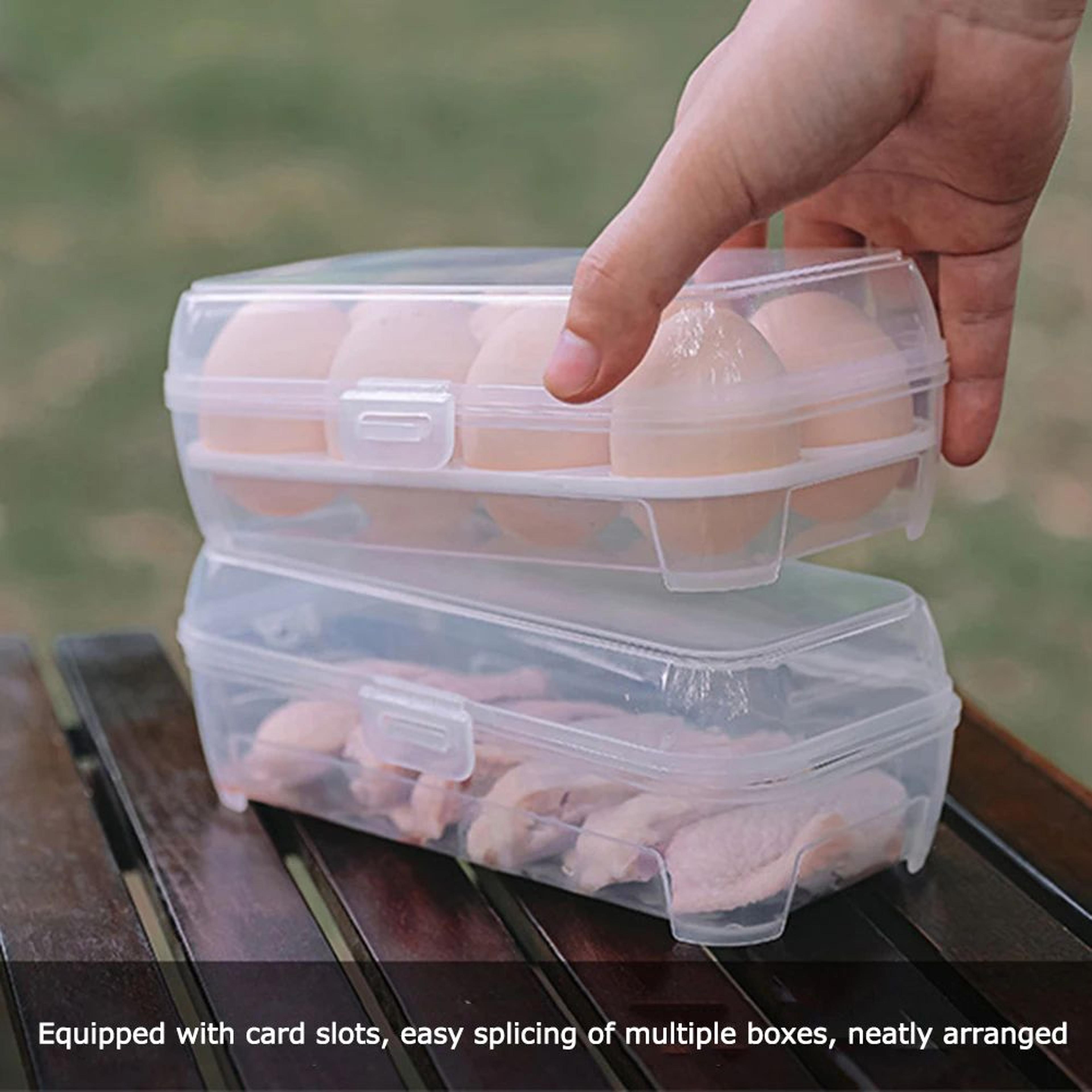 Transparent Egg Storage Box With Lid 10