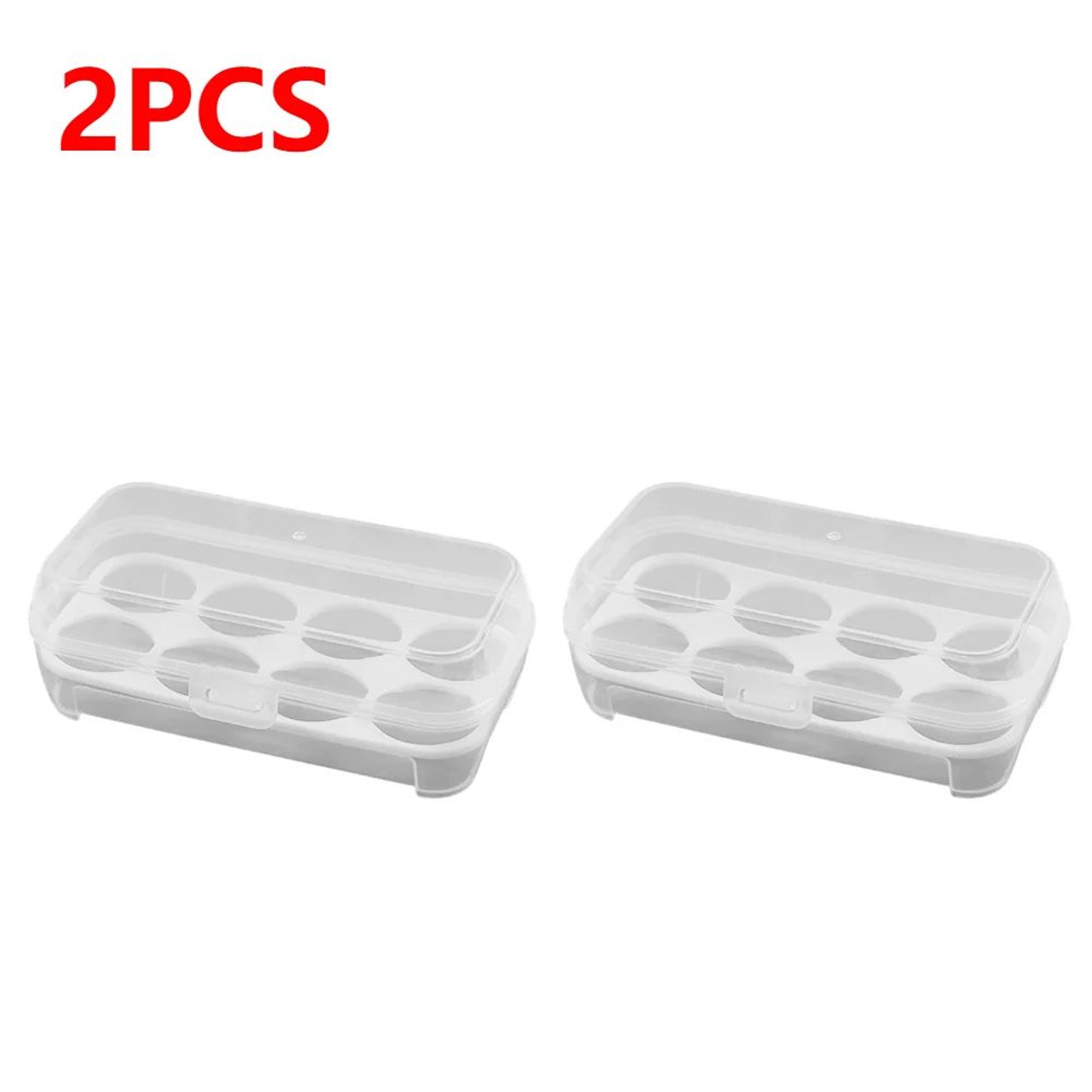 Transparent Egg Storage Box With Lid 16