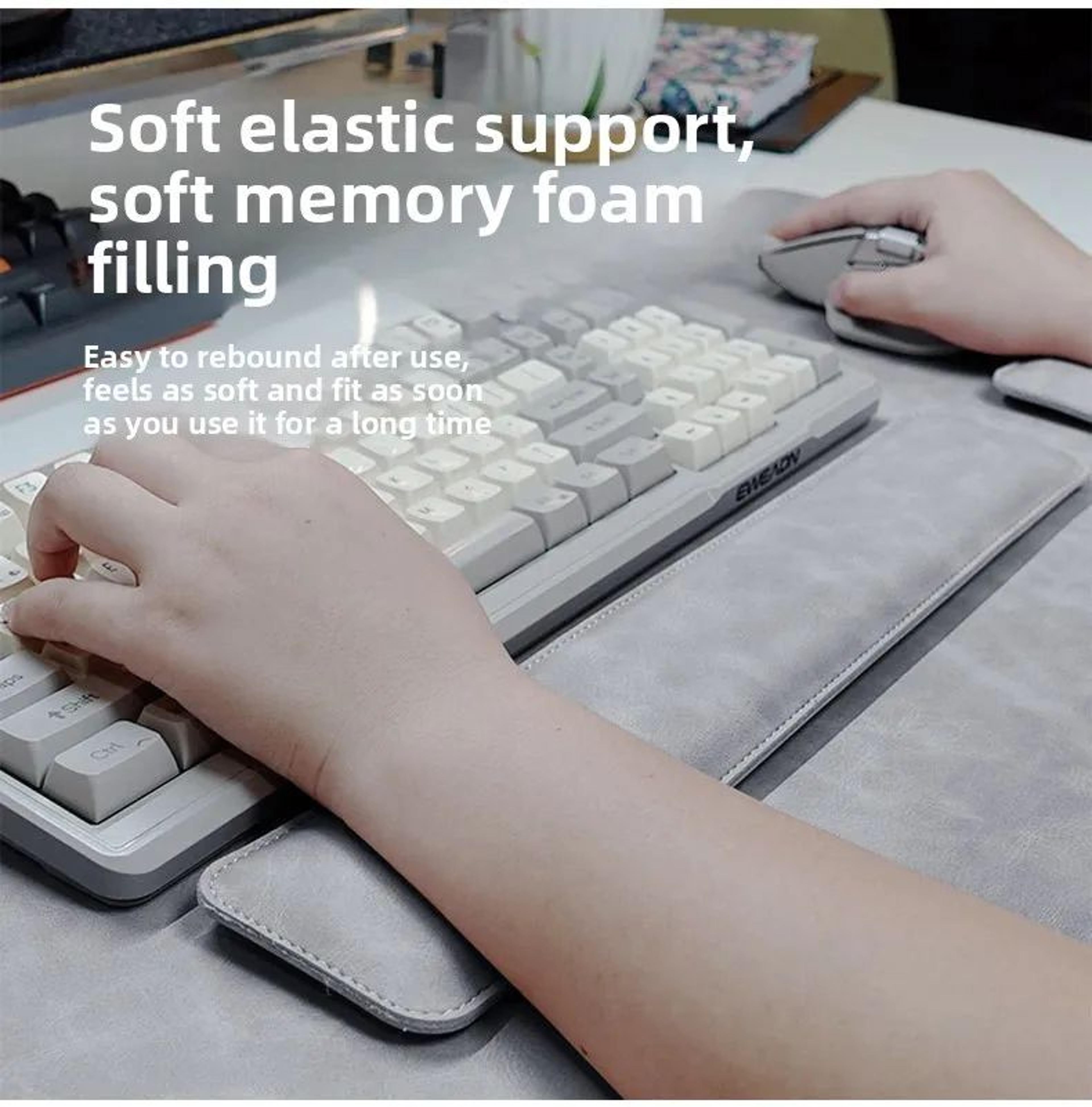 Large Waterproof PU Desk Mat With Wrist Support 7