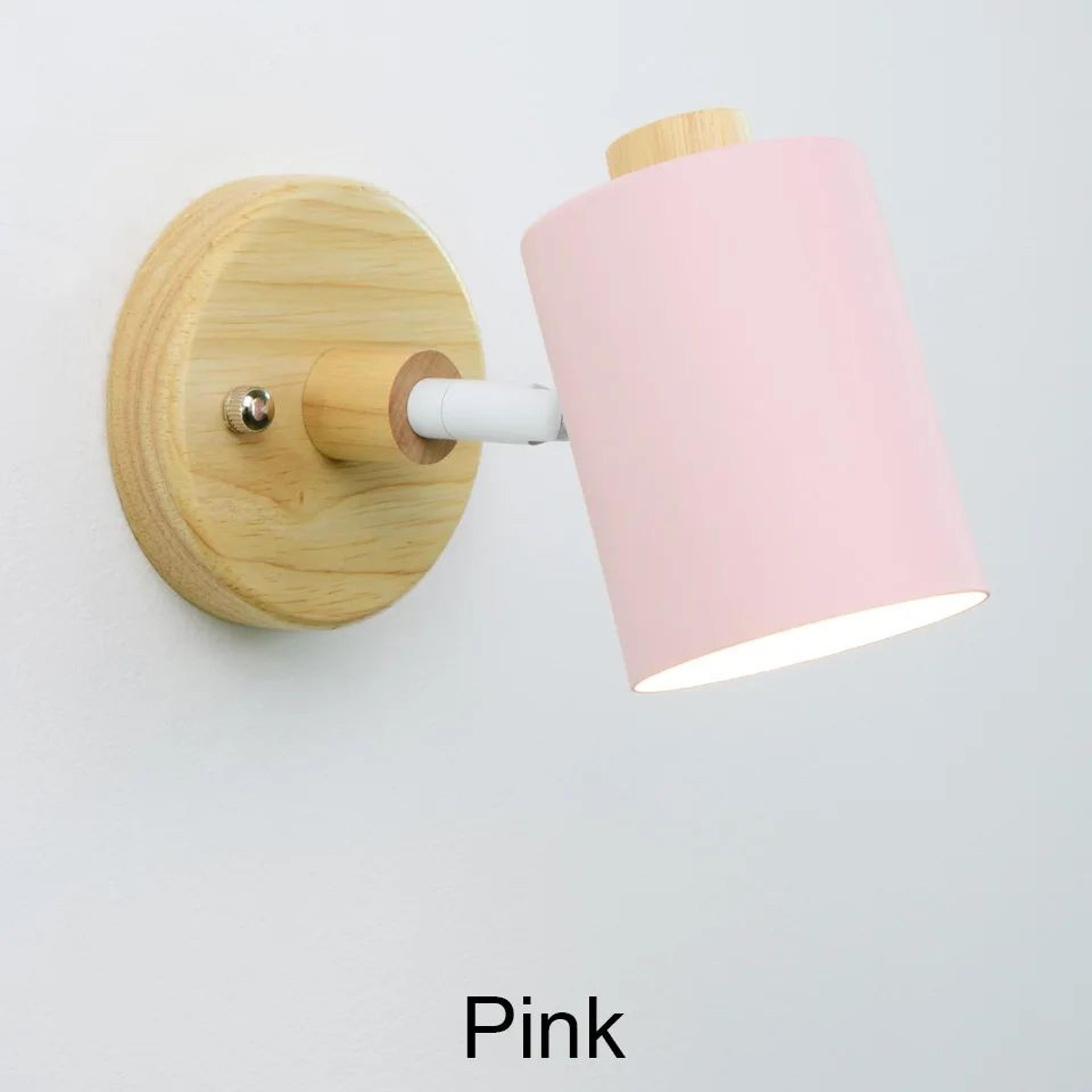 Nordic Wooden GU10 Wall Lamp With Pull Switch 11