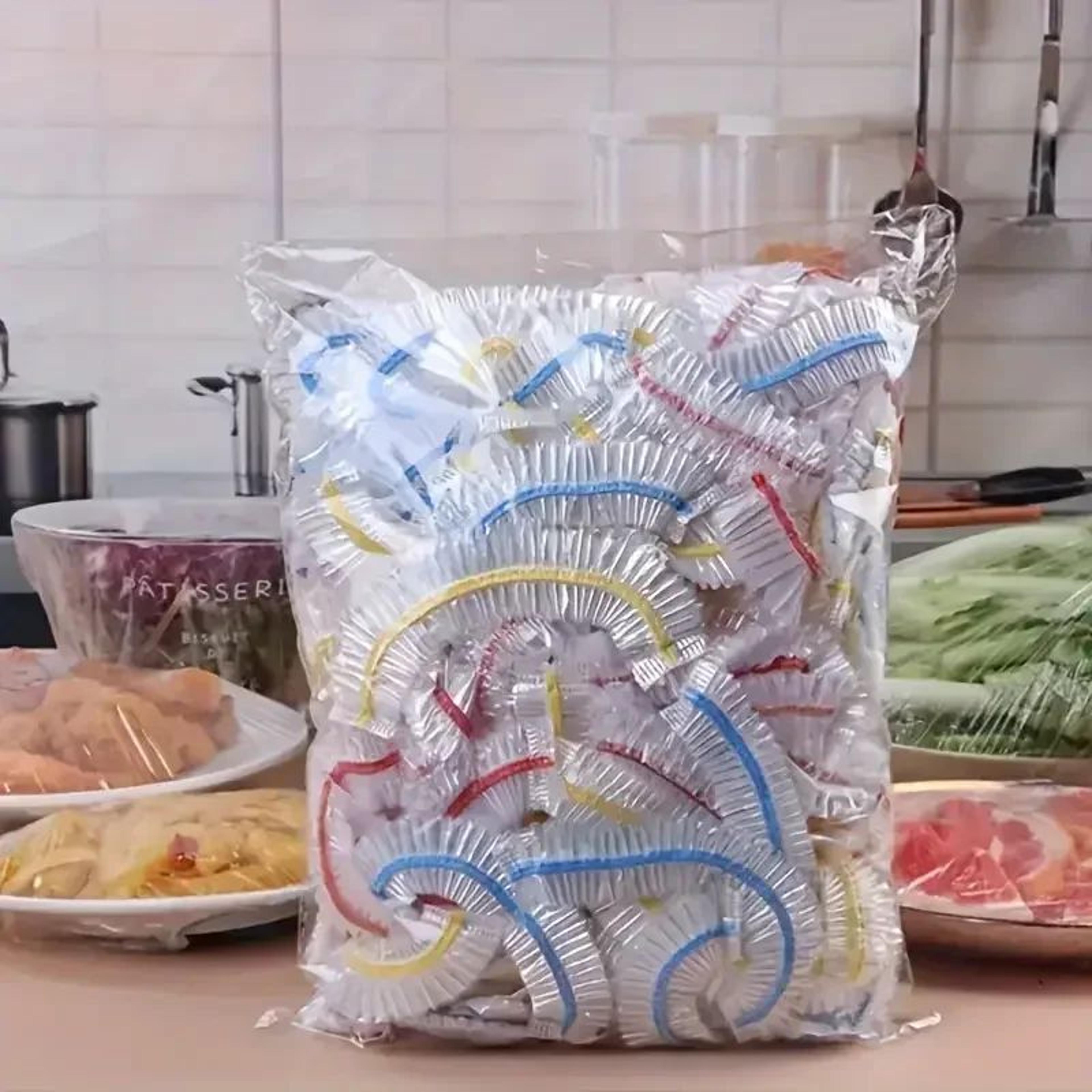 Disposable Elastic Food Covers For Bowls And Plates 9