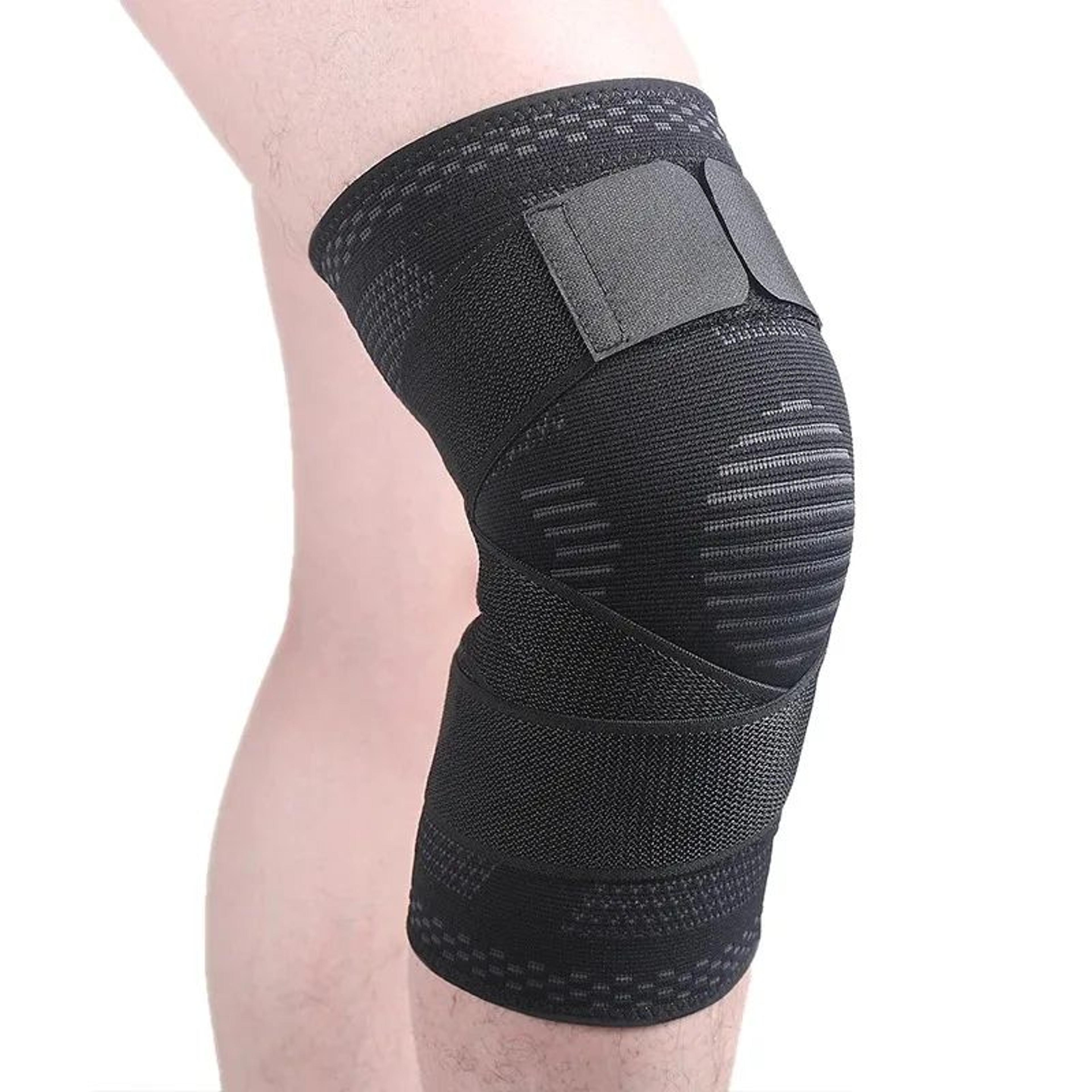 Compression Knee Sleeve With Adjustable Support Band 4