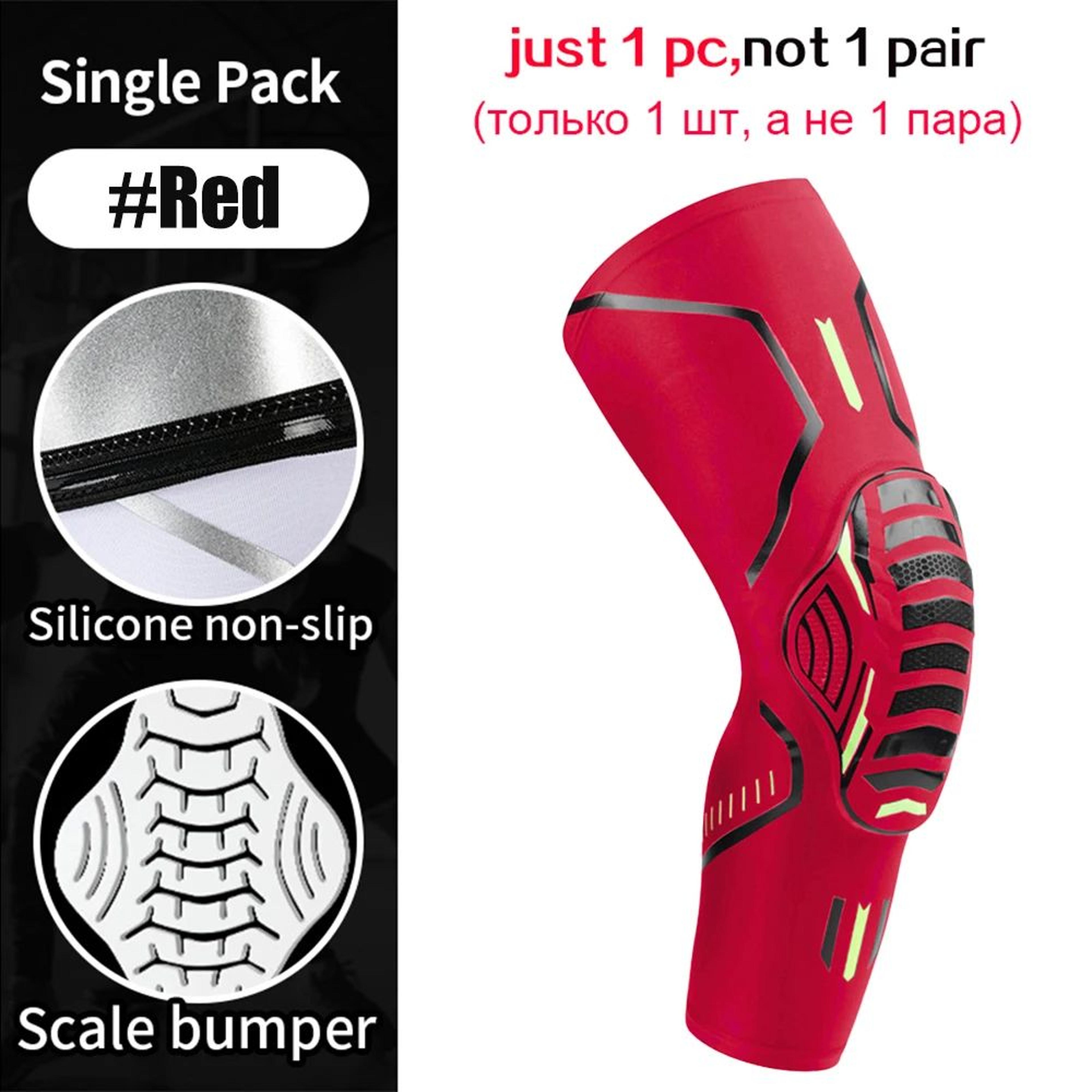 Sports Compression Knee Support Sleeve With Shock Absorbing Pad 12