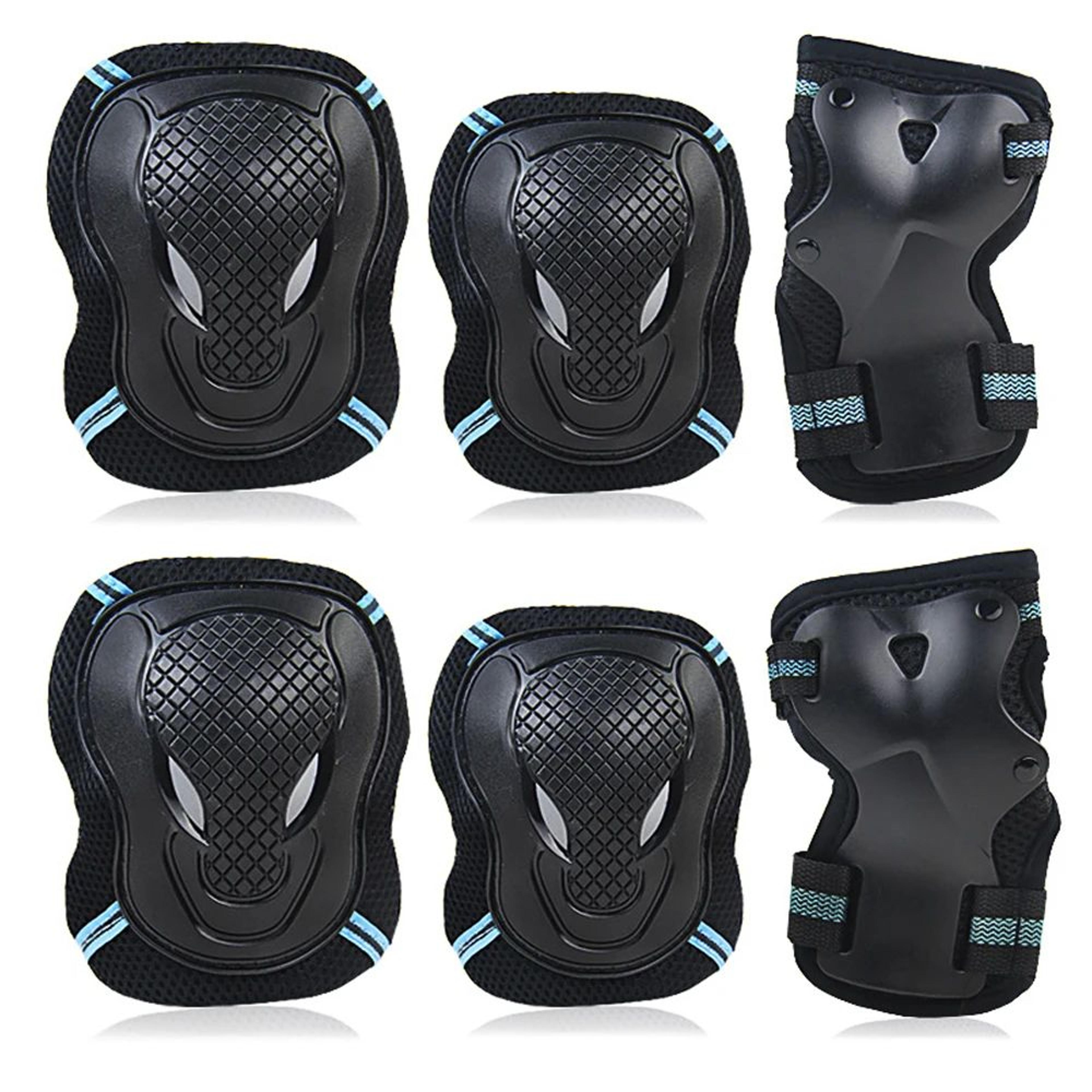 6 Piece Knee Elbow Pads And Wrist Guards Protective Gear Set 7