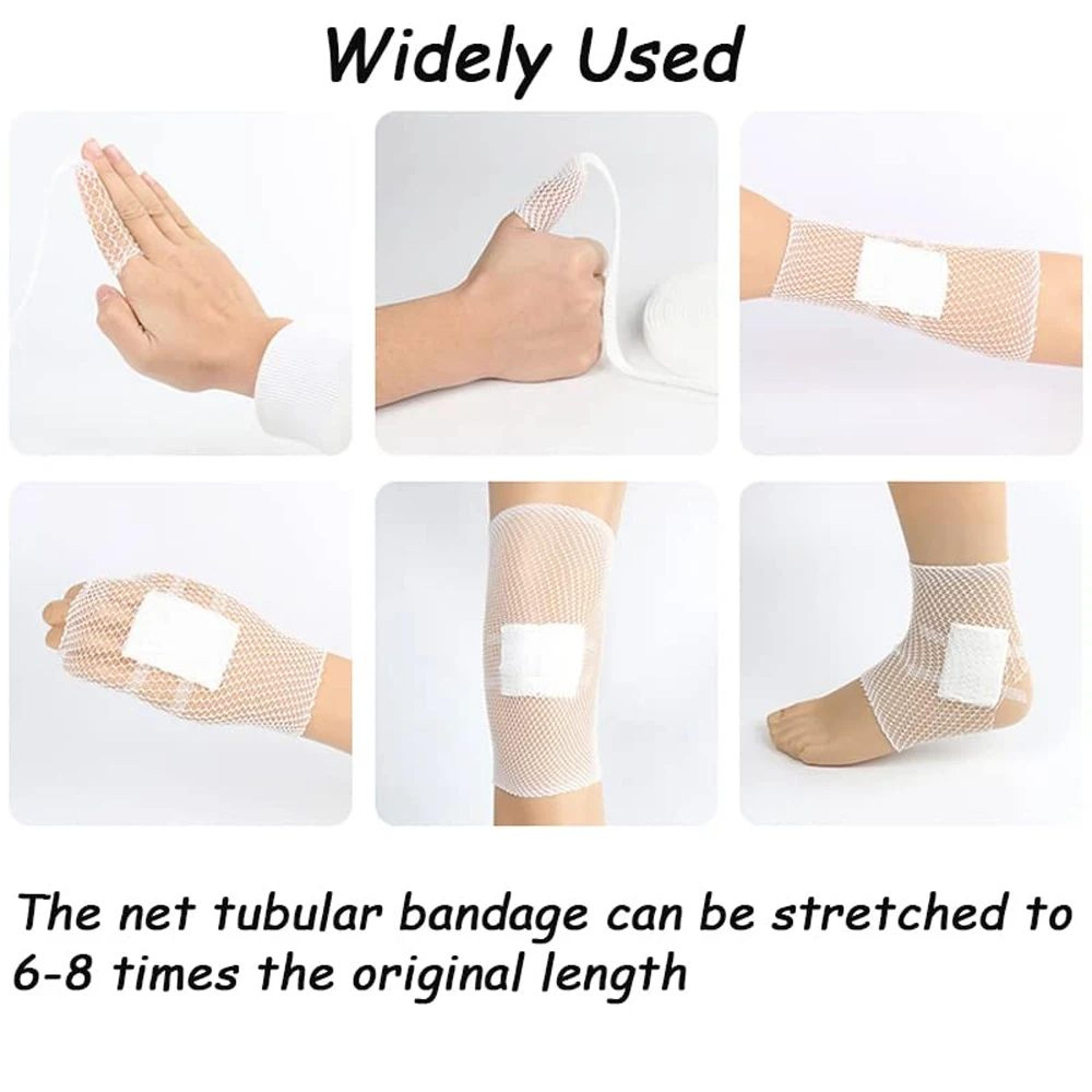 Elastic Tubular Mesh Bandage Roll For Wound Dressing Support 2