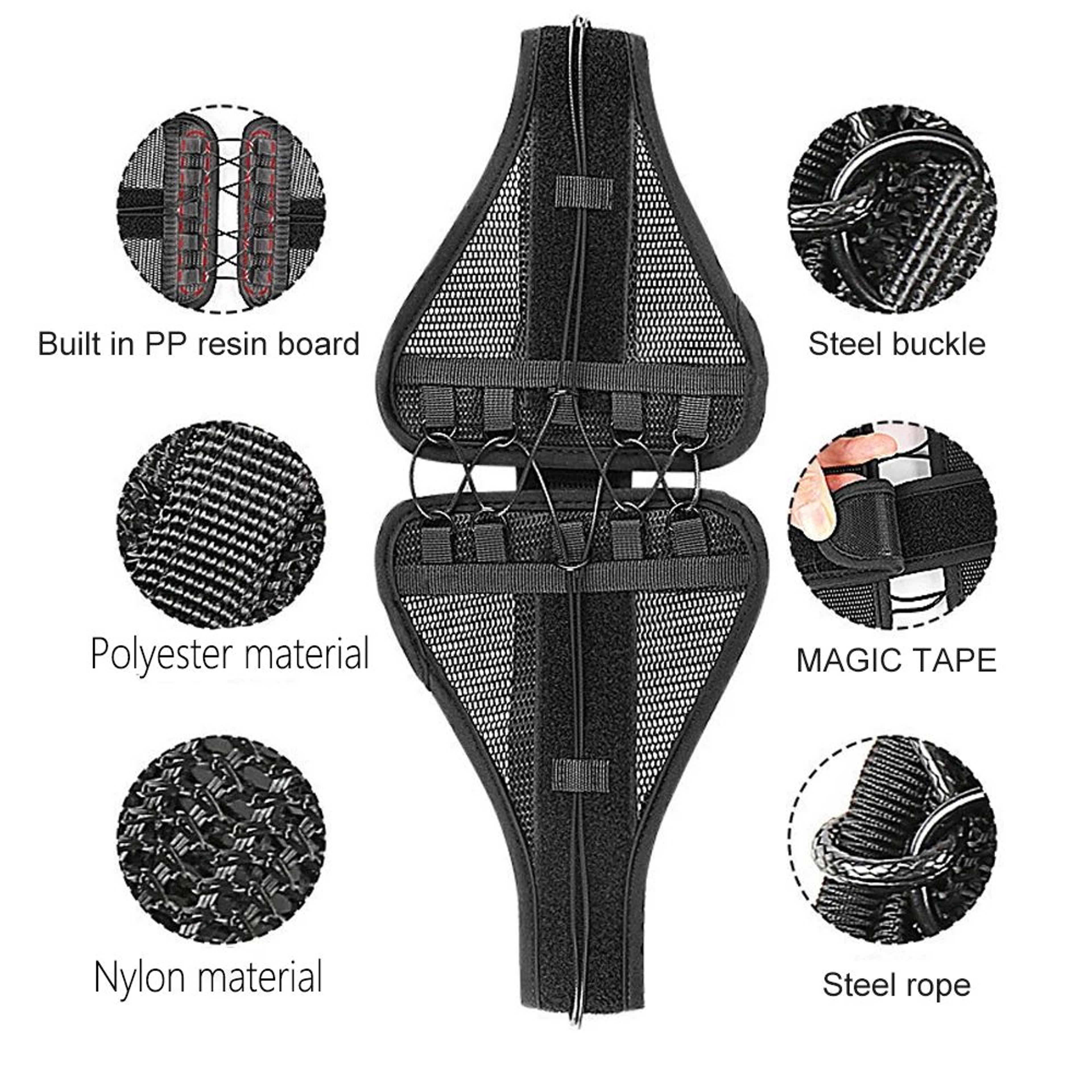 Adjustable Lumbar Back Support Brace With Pulley Compression 2