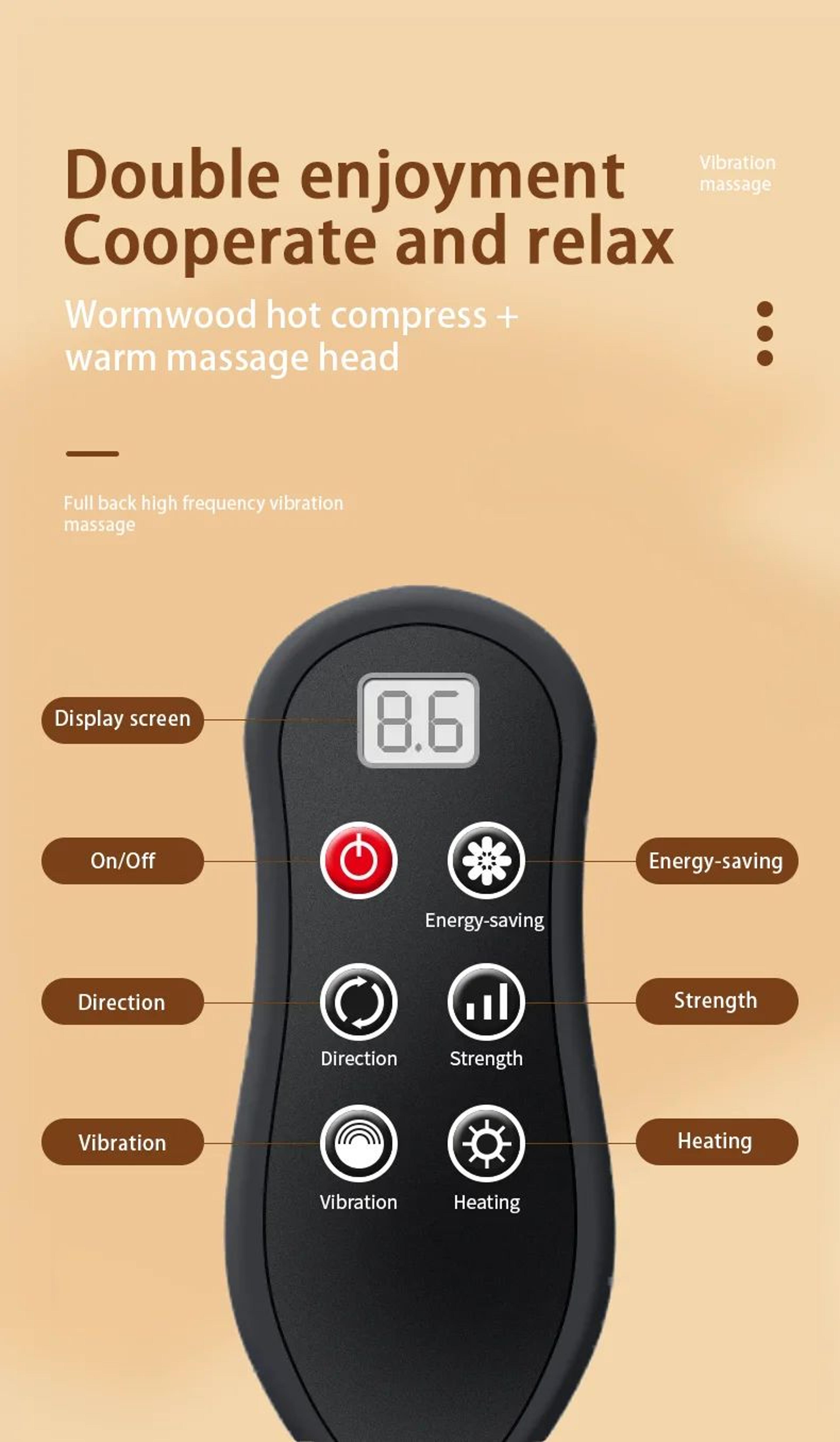 Electric Cervical Massage Pillow With Heat And Airbag Traction 7