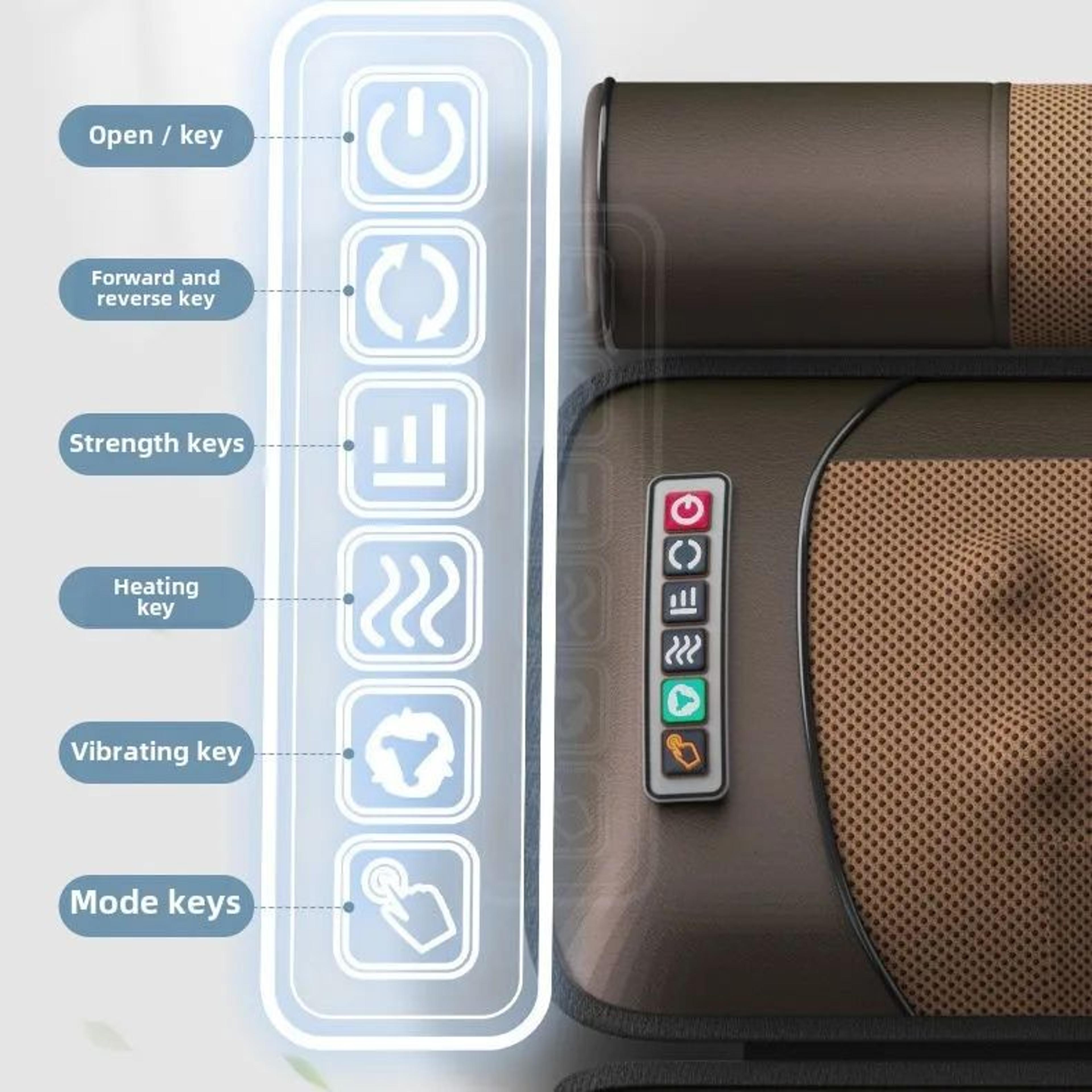 Multifunctional Full Body Massage Mattress With Lumbar Traction 3