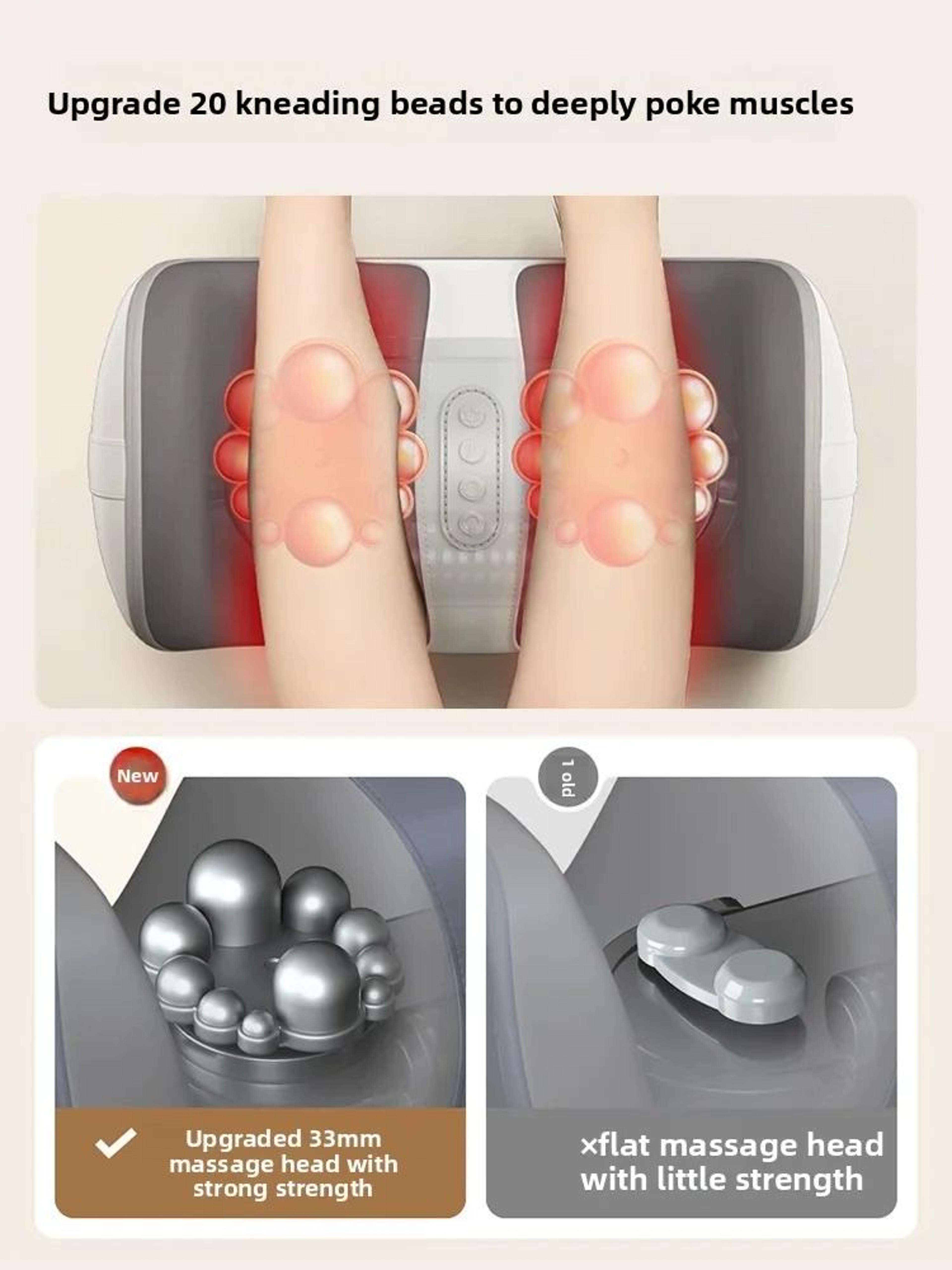 Ergonomic Electric Mini Foot And Calf Massager With Heat 2