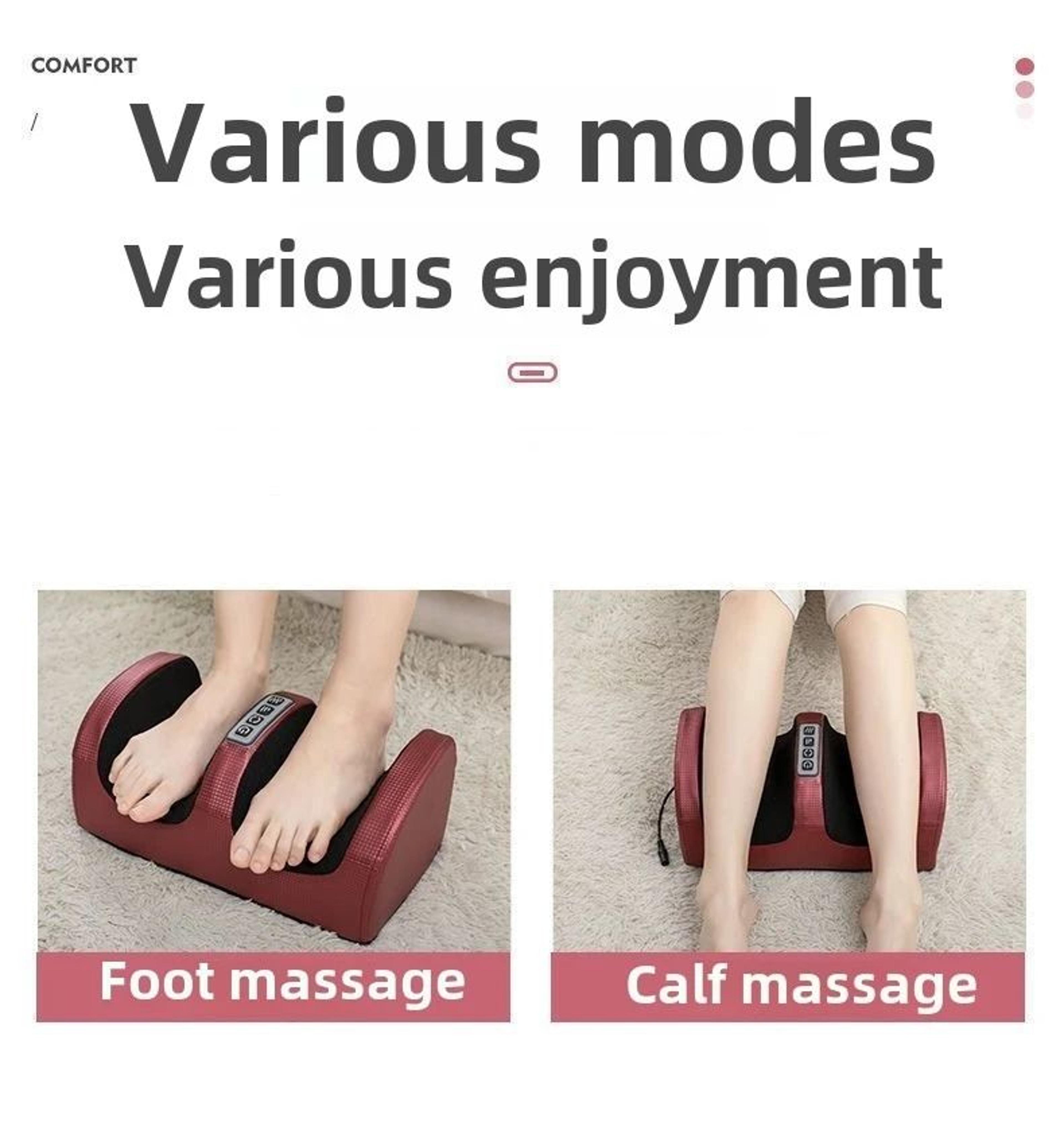Heated Foot And Calf Massager With Deep Kneading 5