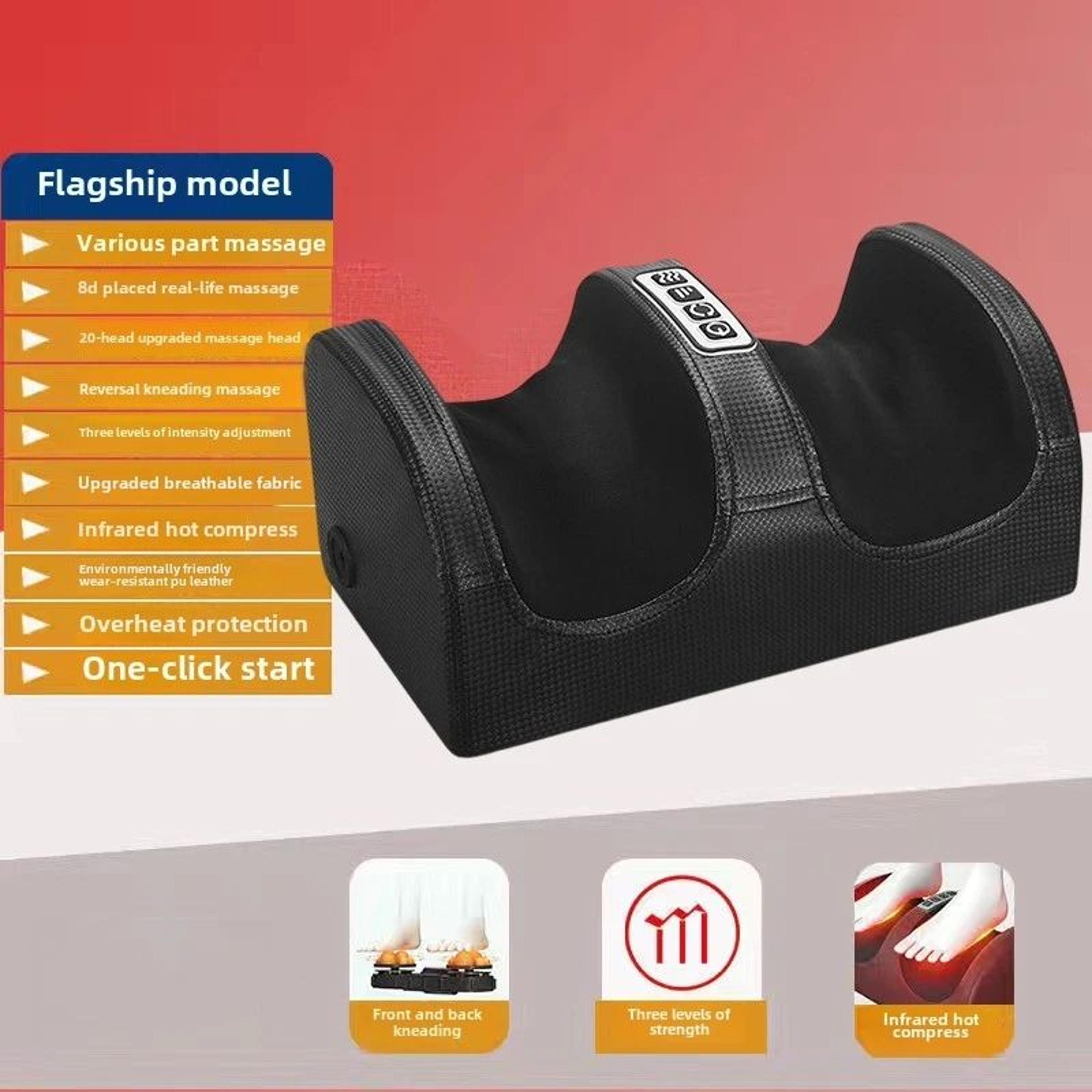 Heated Foot And Calf Massager With Deep Kneading 6