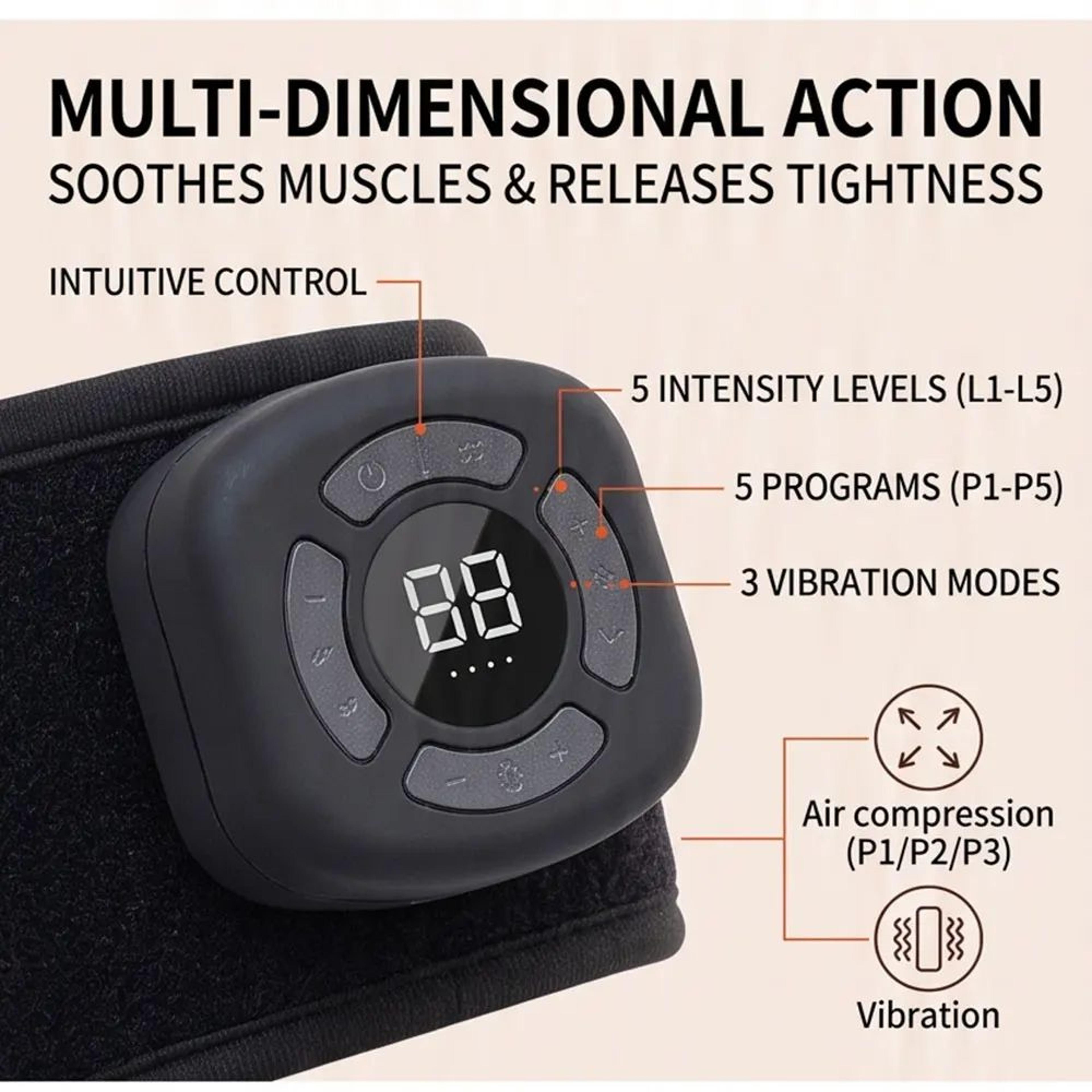 Cordless Air Compression Ankle Massager With Heat 3