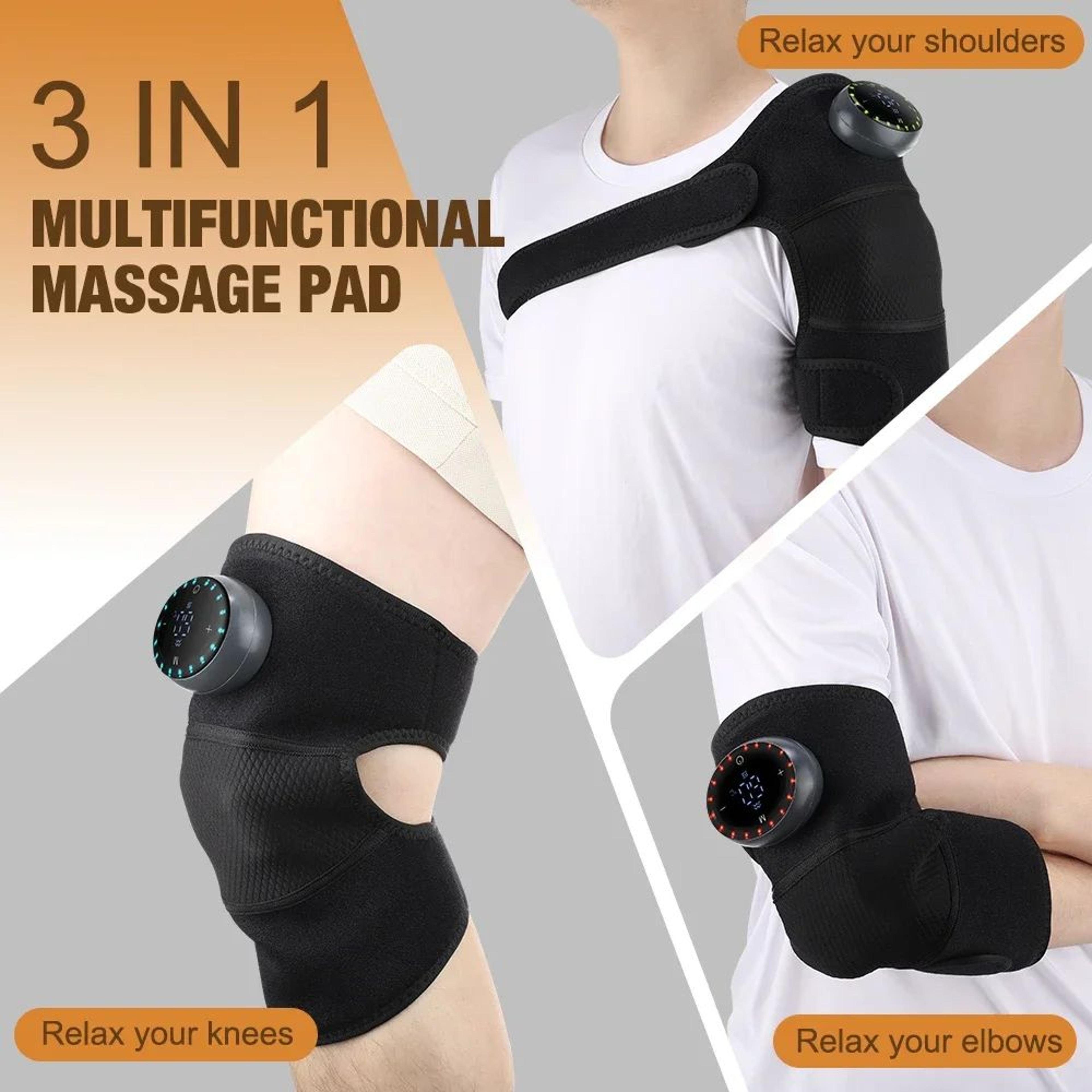 3 In 1 Cordless Heated Knee Massager With Vibration Massage Wrap 4