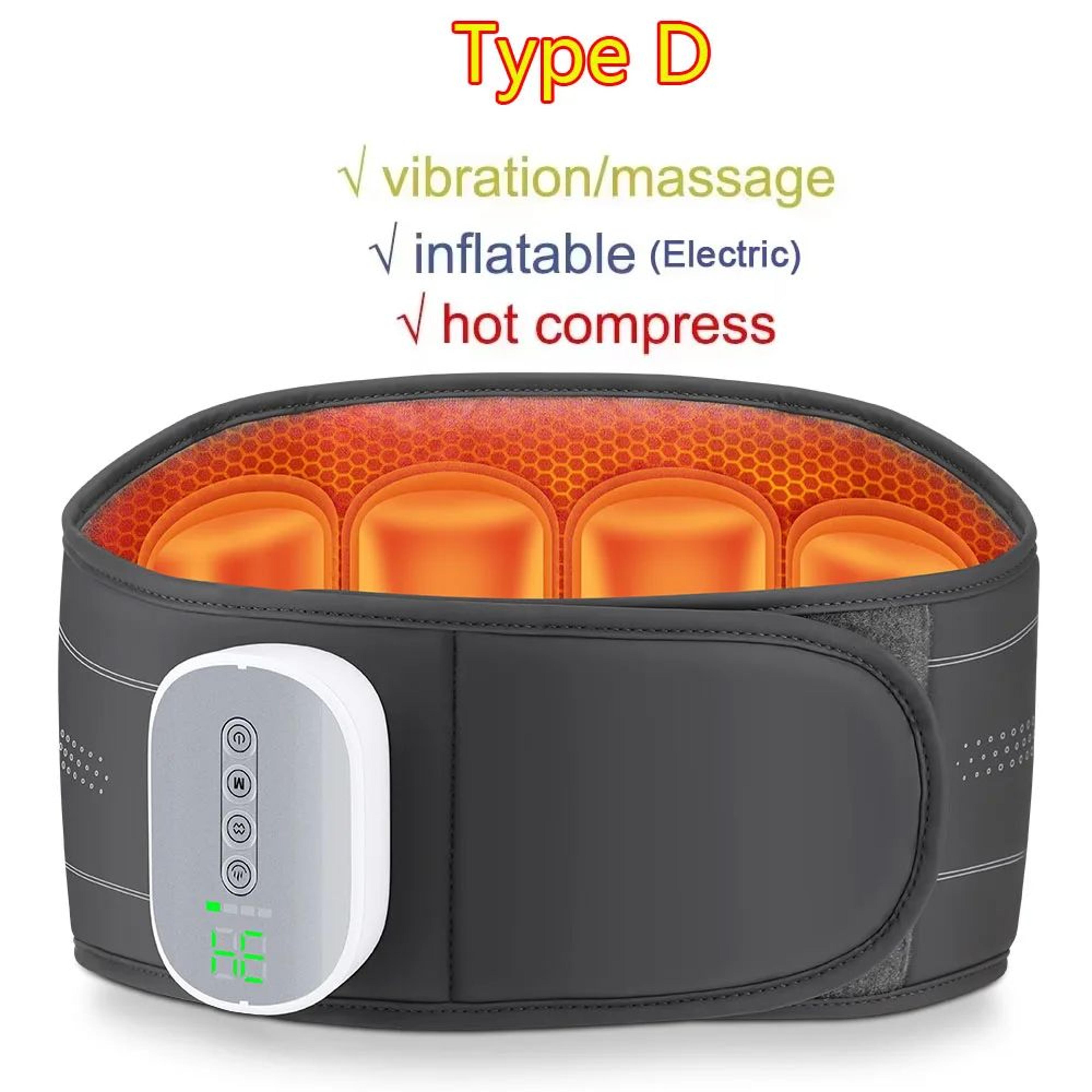 Inflatable Heated Lumbar Support Belt With Vibration Waist Massager 10