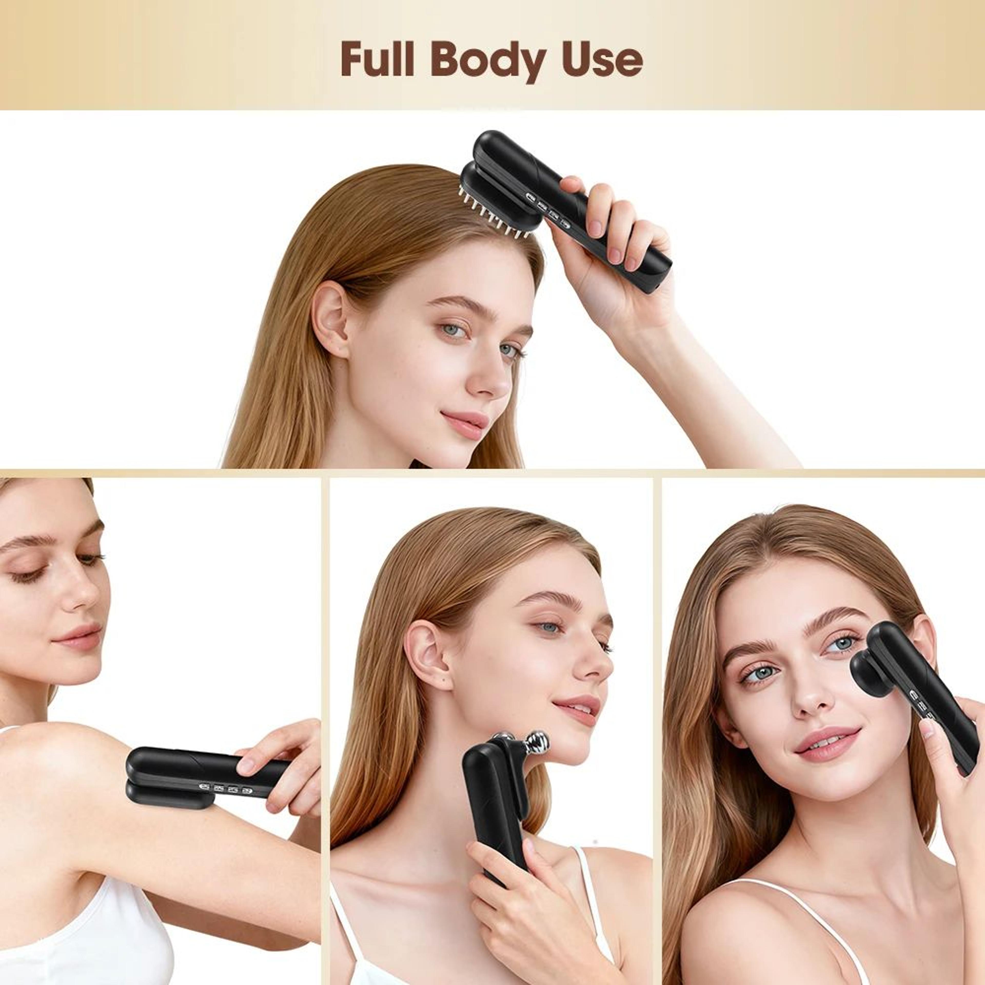 4 In 1 Electric EMS Scalp Massage Comb With Red Light Therapy 8