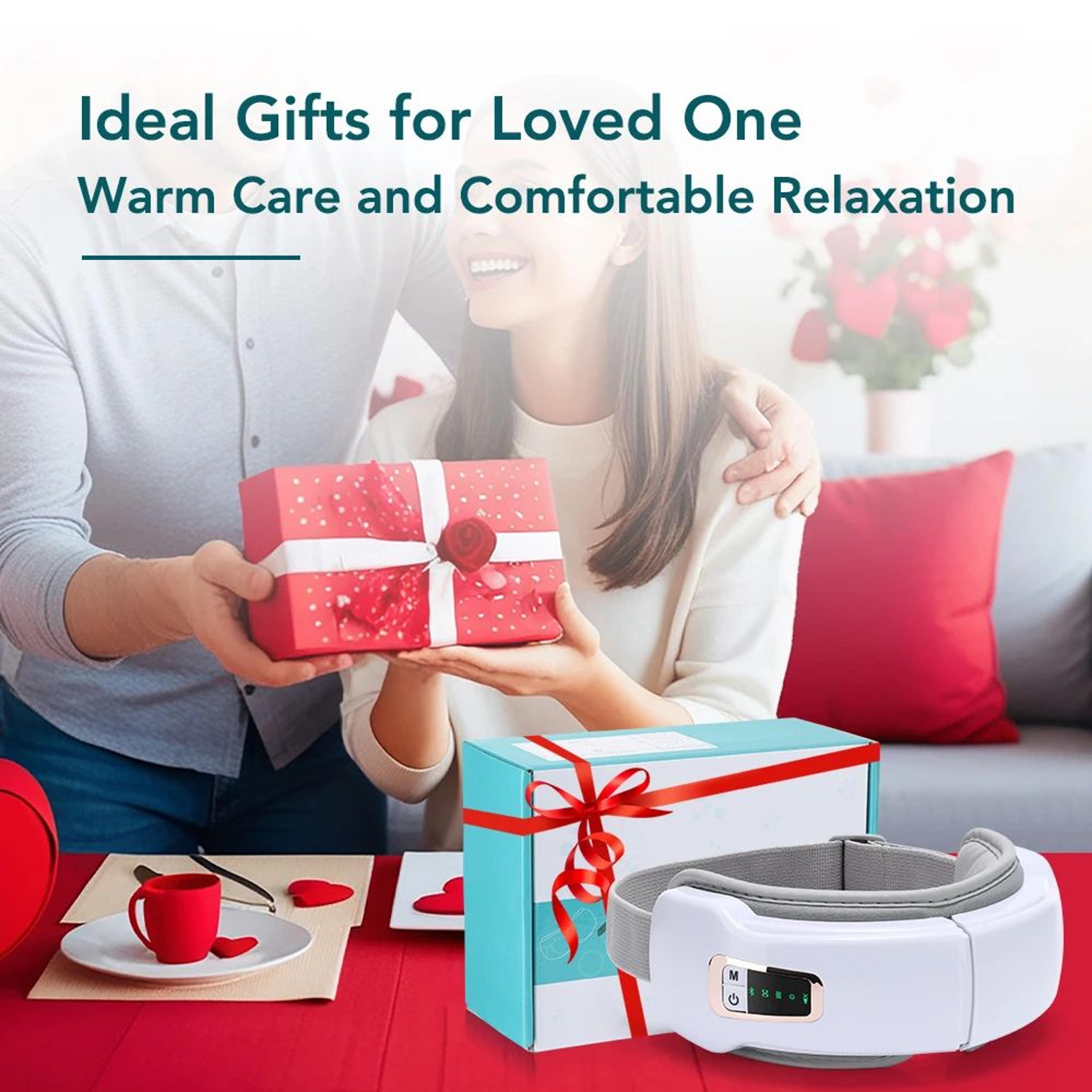 Smart Electric Eye Massager With Heat Air Compression And Bluetooth Music 5