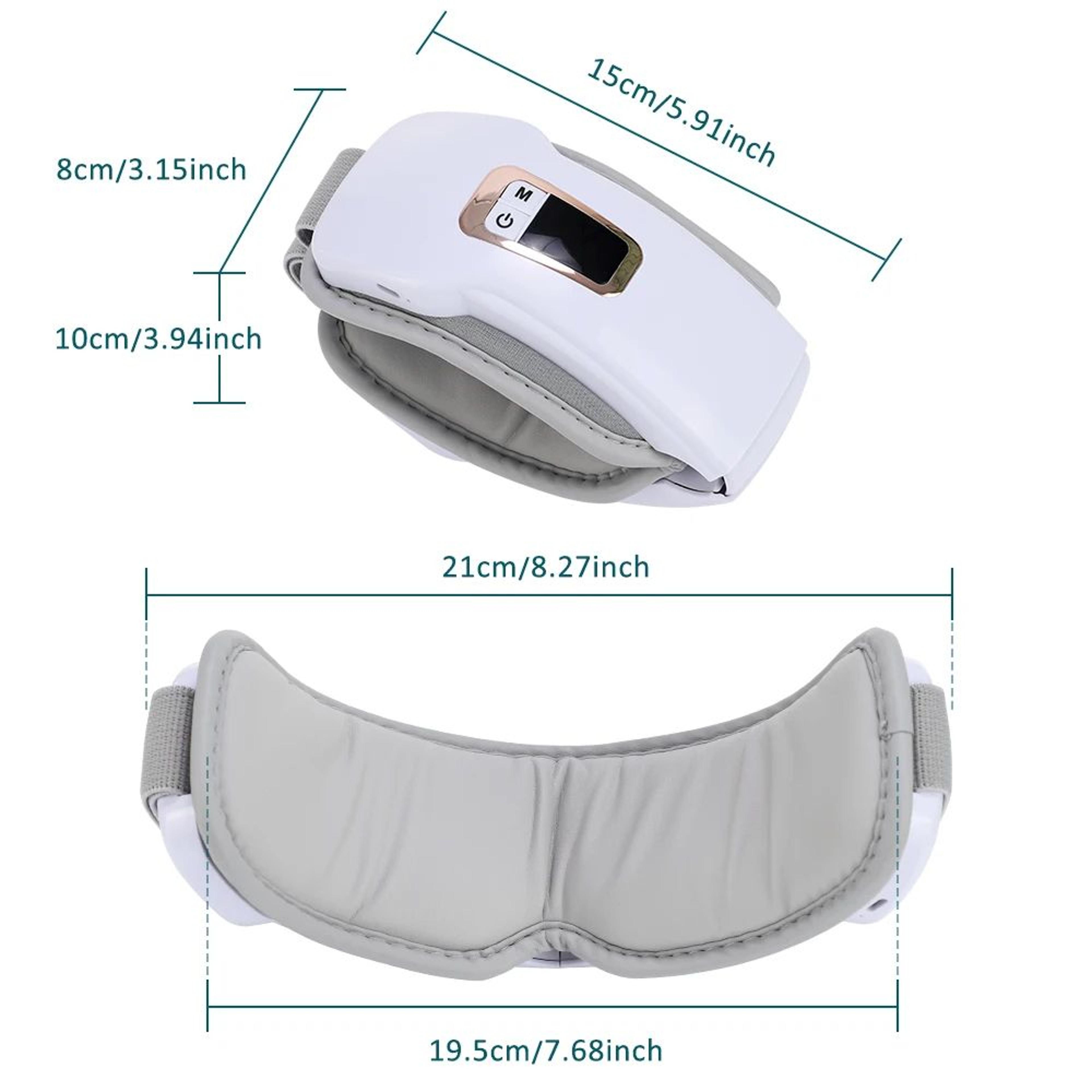 Smart Electric Eye Massager With Heat Air Compression And Bluetooth Music 9