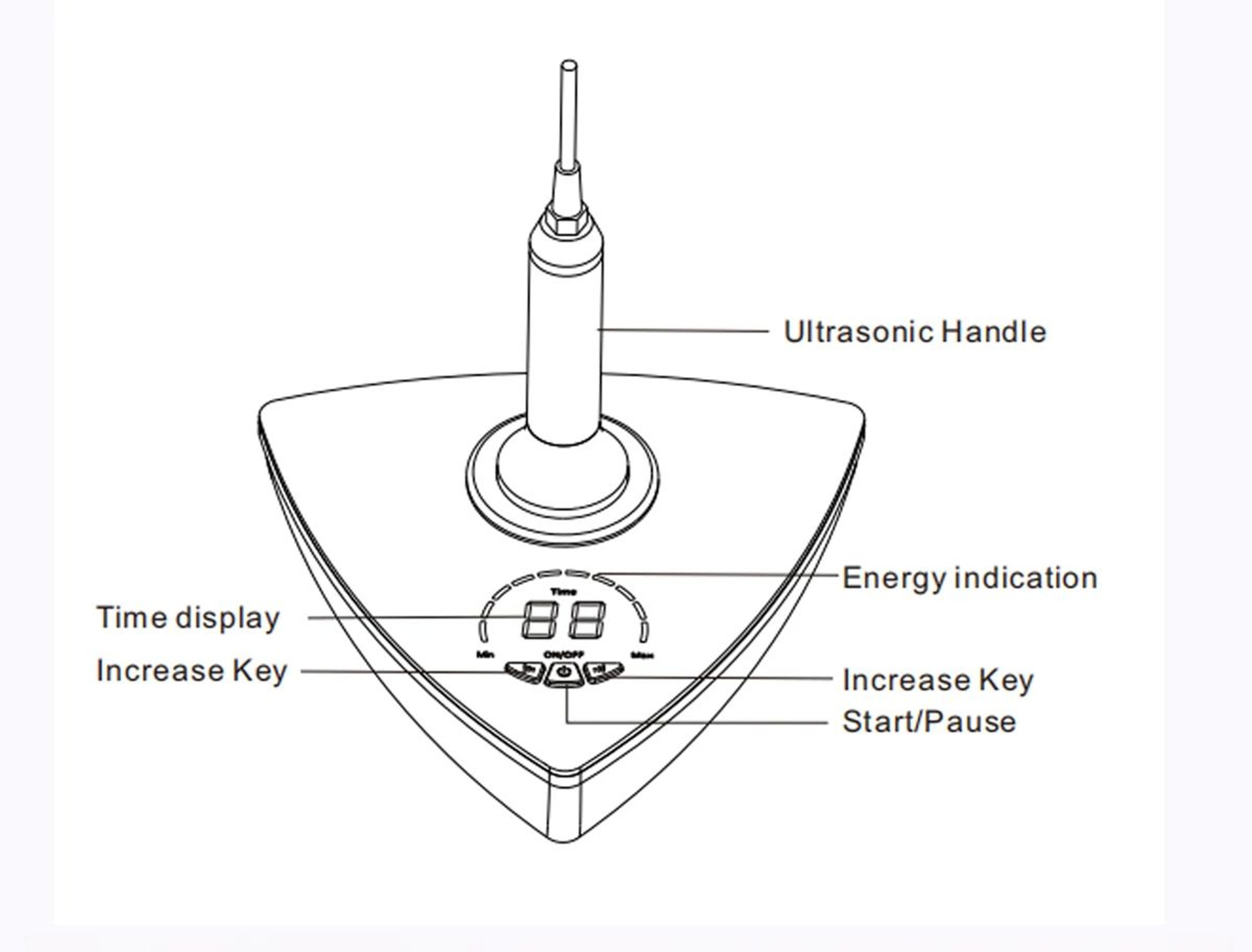 BEEMYI 1MHz Ultrasonic Body Massage Beauty Machine For Home Spa 6