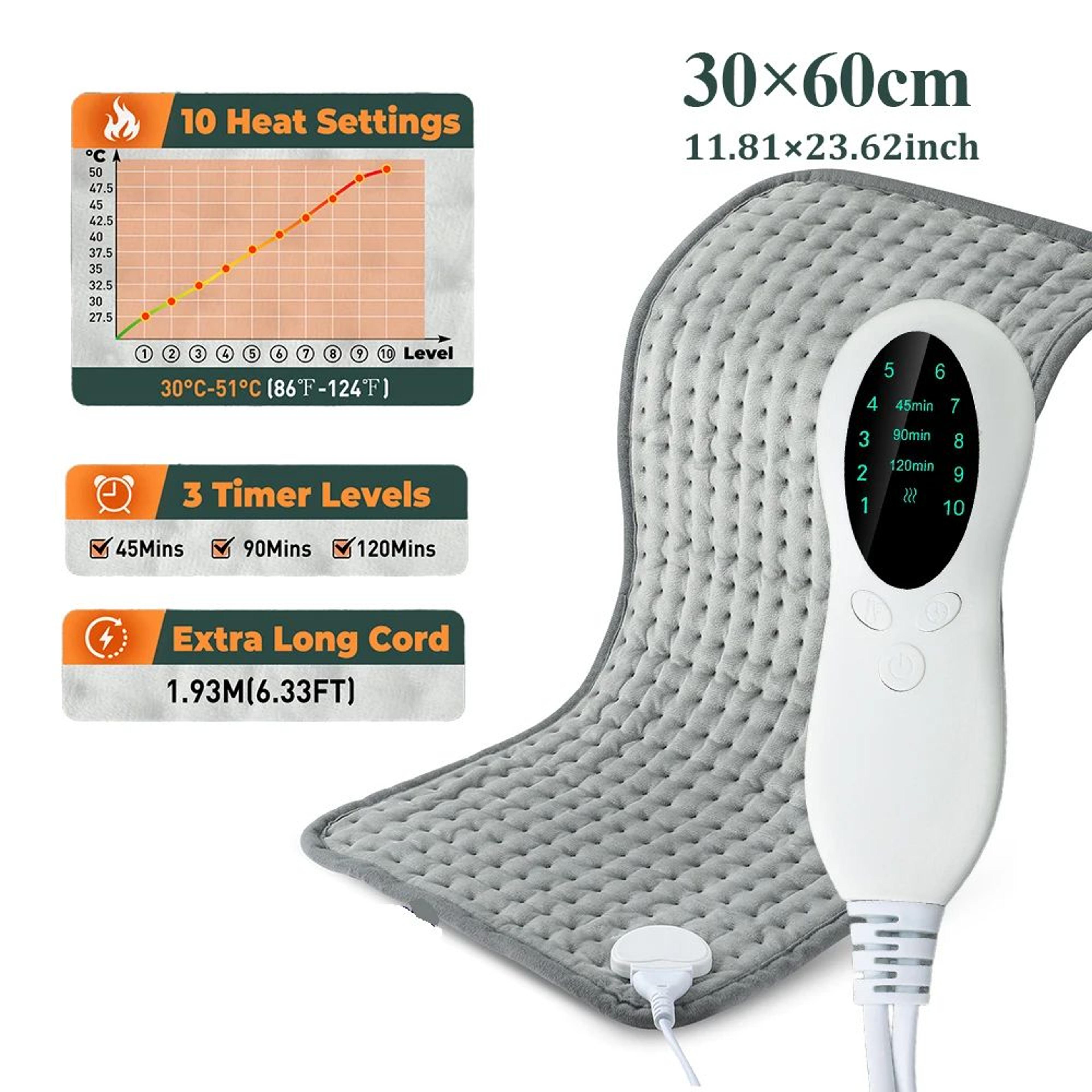 Electric Heated Blanket Pad For Home And Office 12
