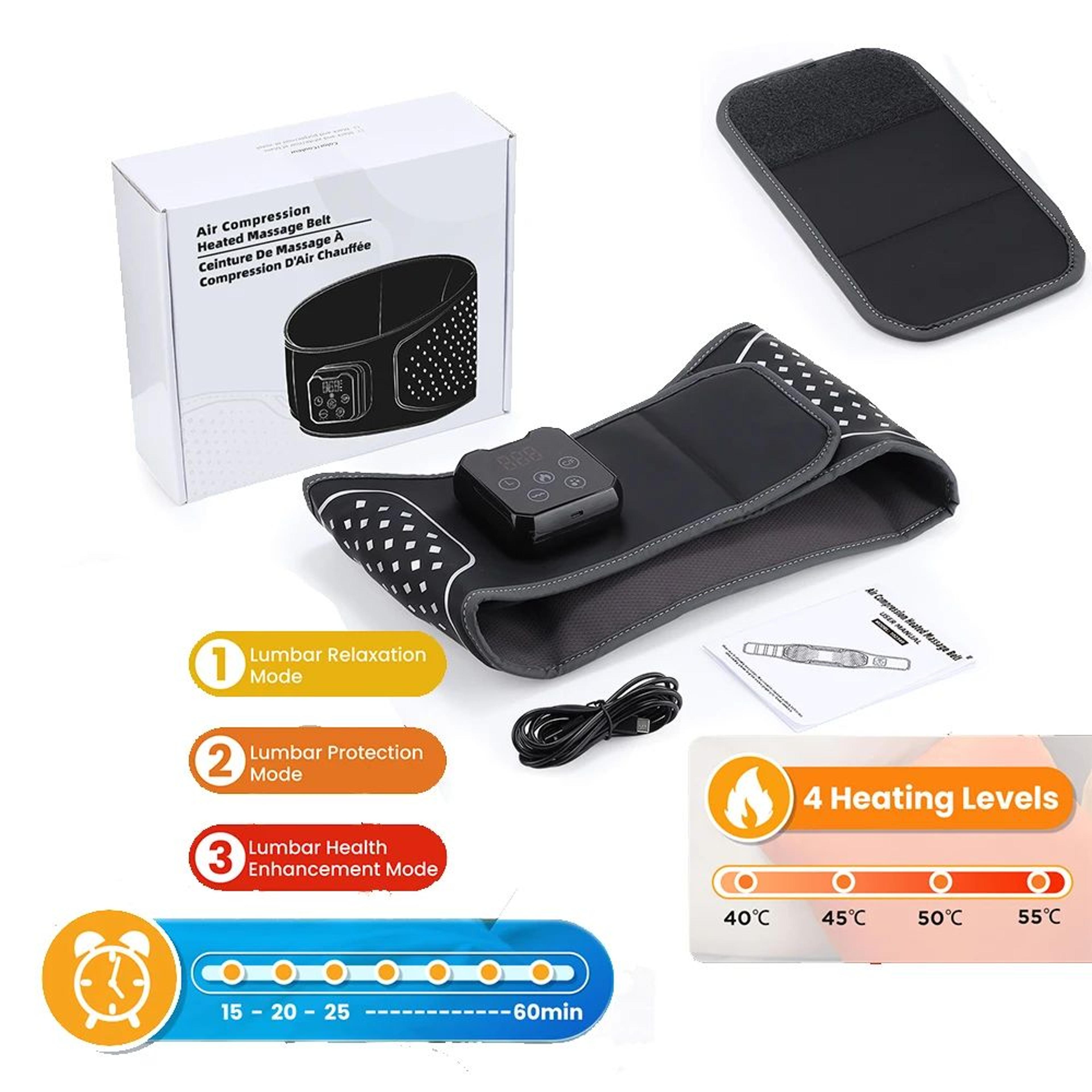 Cordless Red Light Heated Massage Waist Belt 9