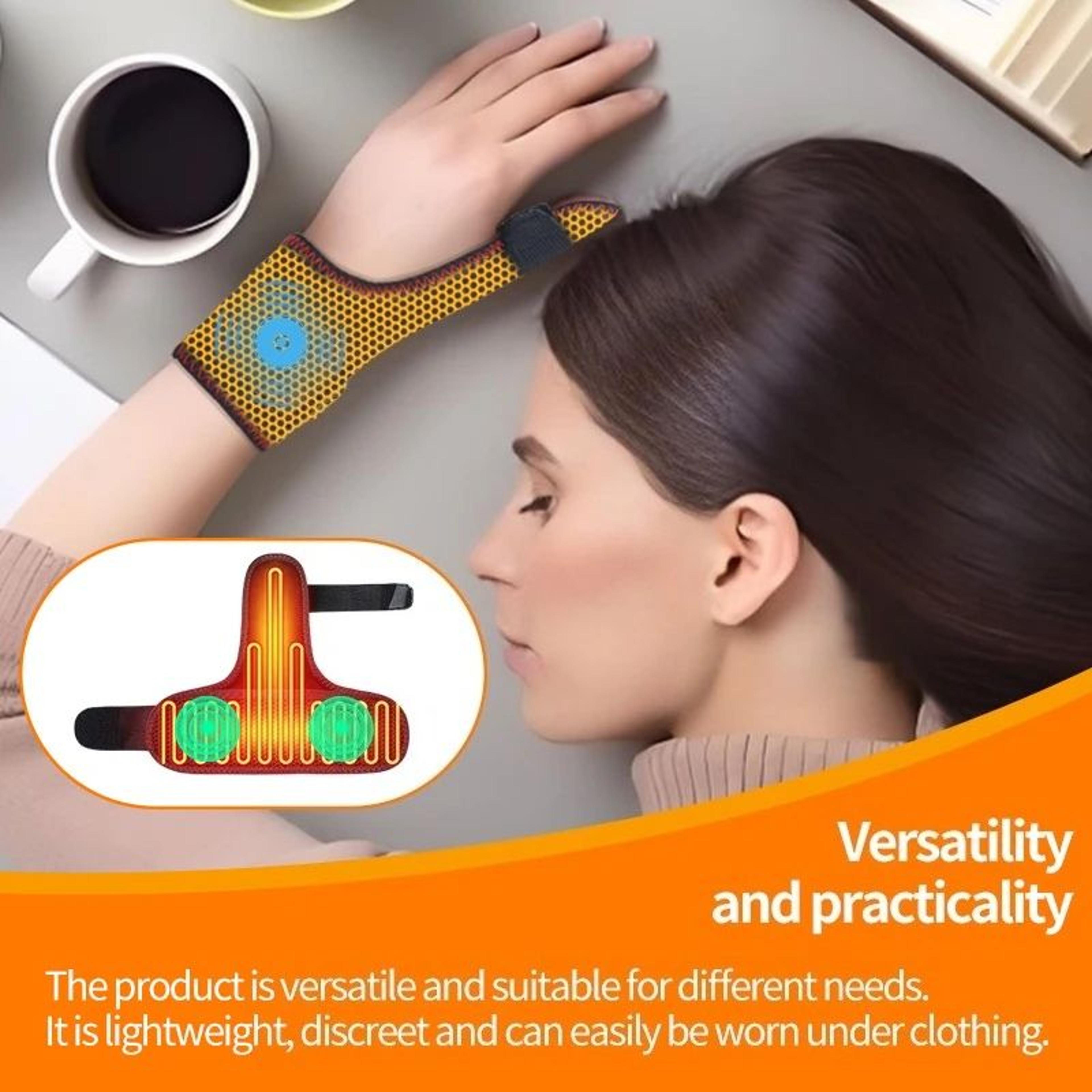 Electric Heated Thumb And Wrist Support Brace With Massage 2