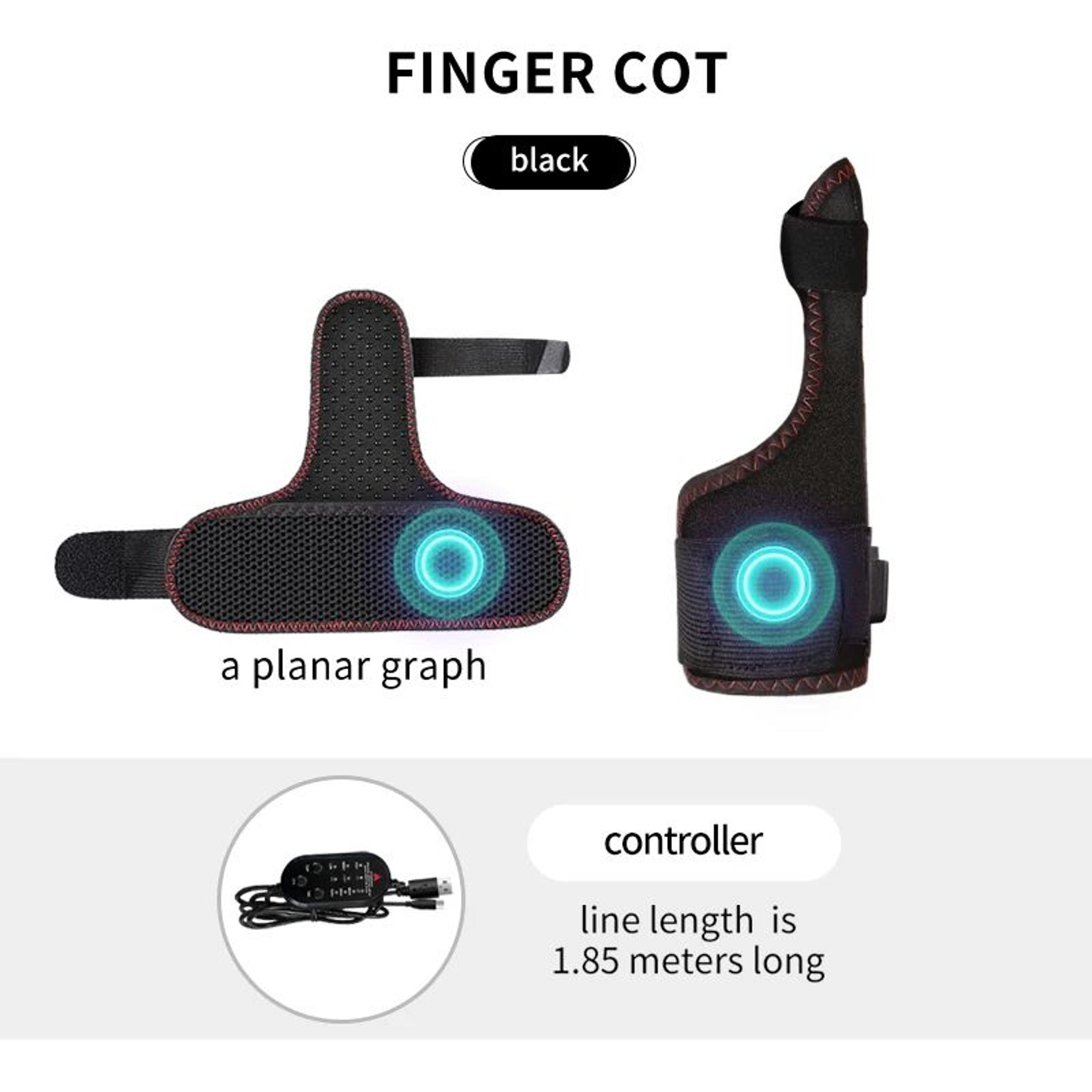 Electric Heated Thumb And Wrist Support Brace With Massage 15
