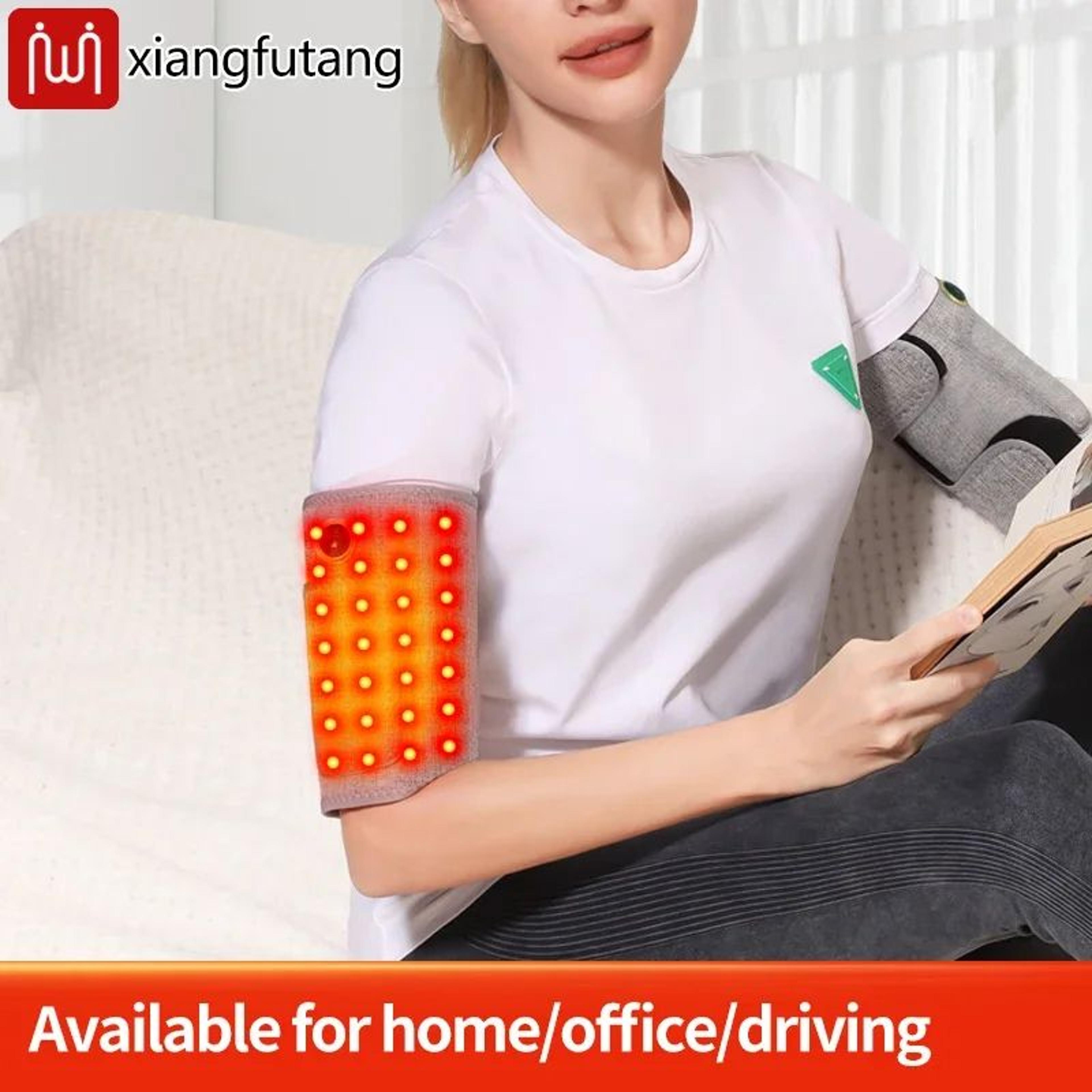 Red Light Heated Arm Wrap With Vibration Massager For Muscle Relief 2