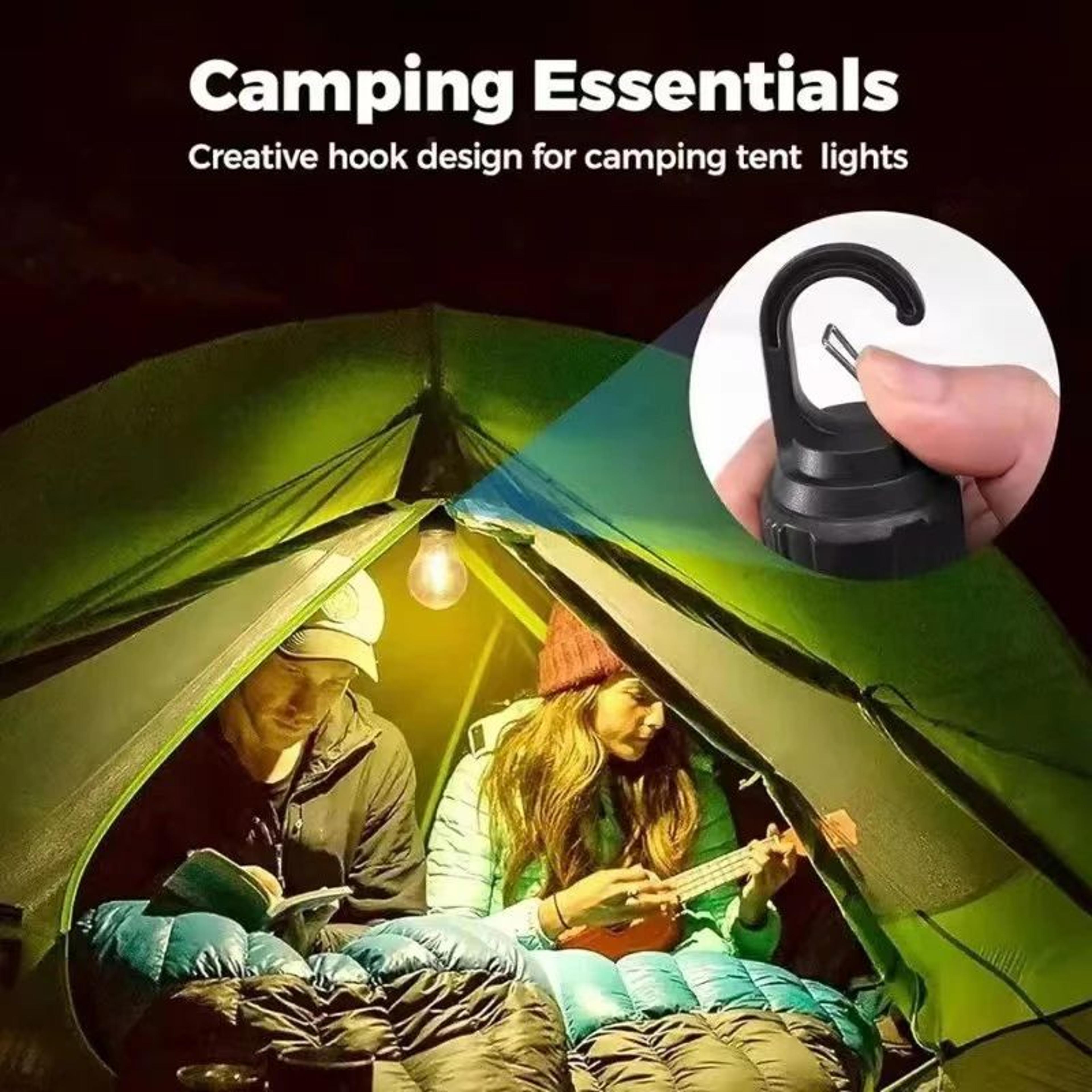Portable Solar LED Light Bulb Waterproof Rechargeable Camping Lamp 3