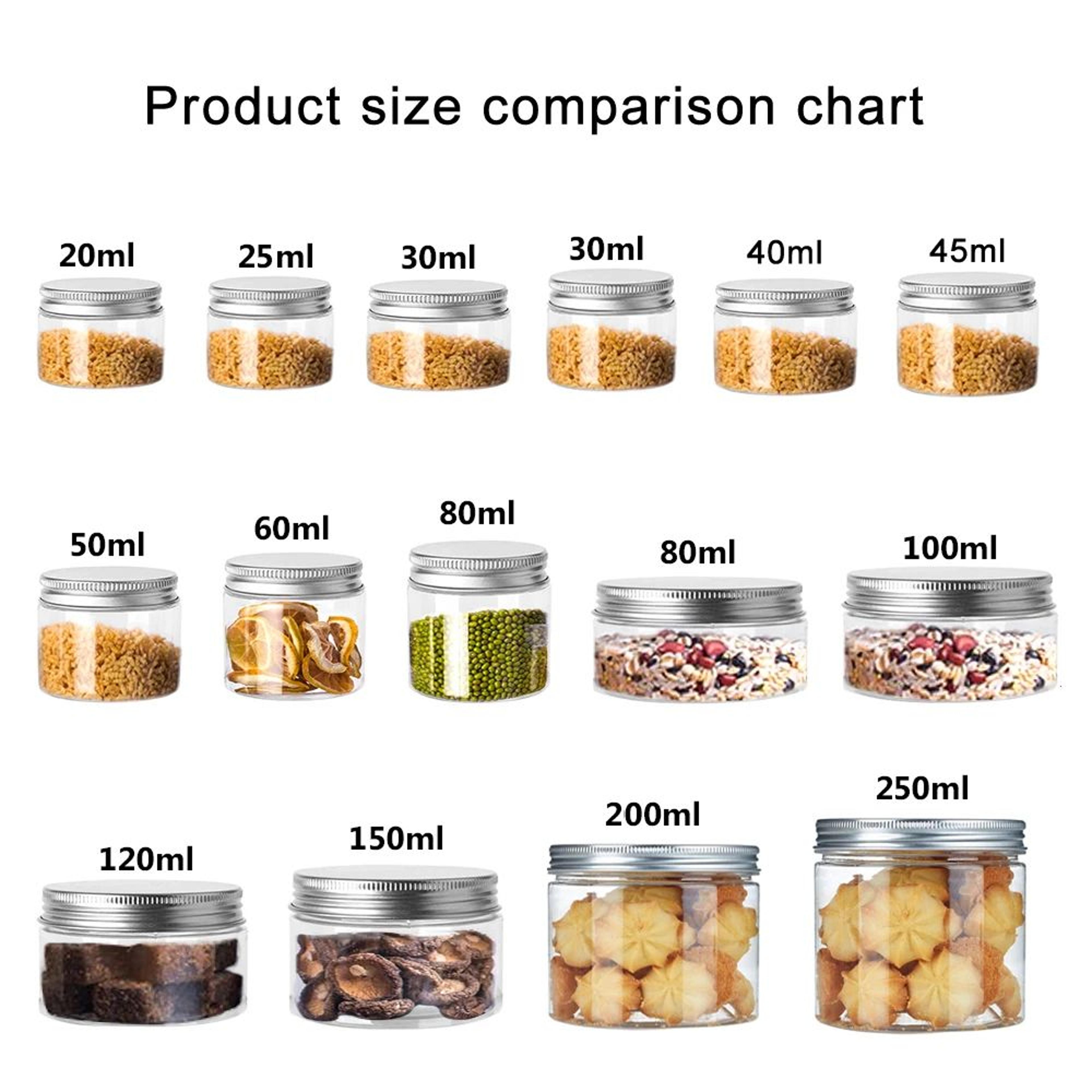 Aluminum Storage Jars With Lids For Cosmetics And Food 1
