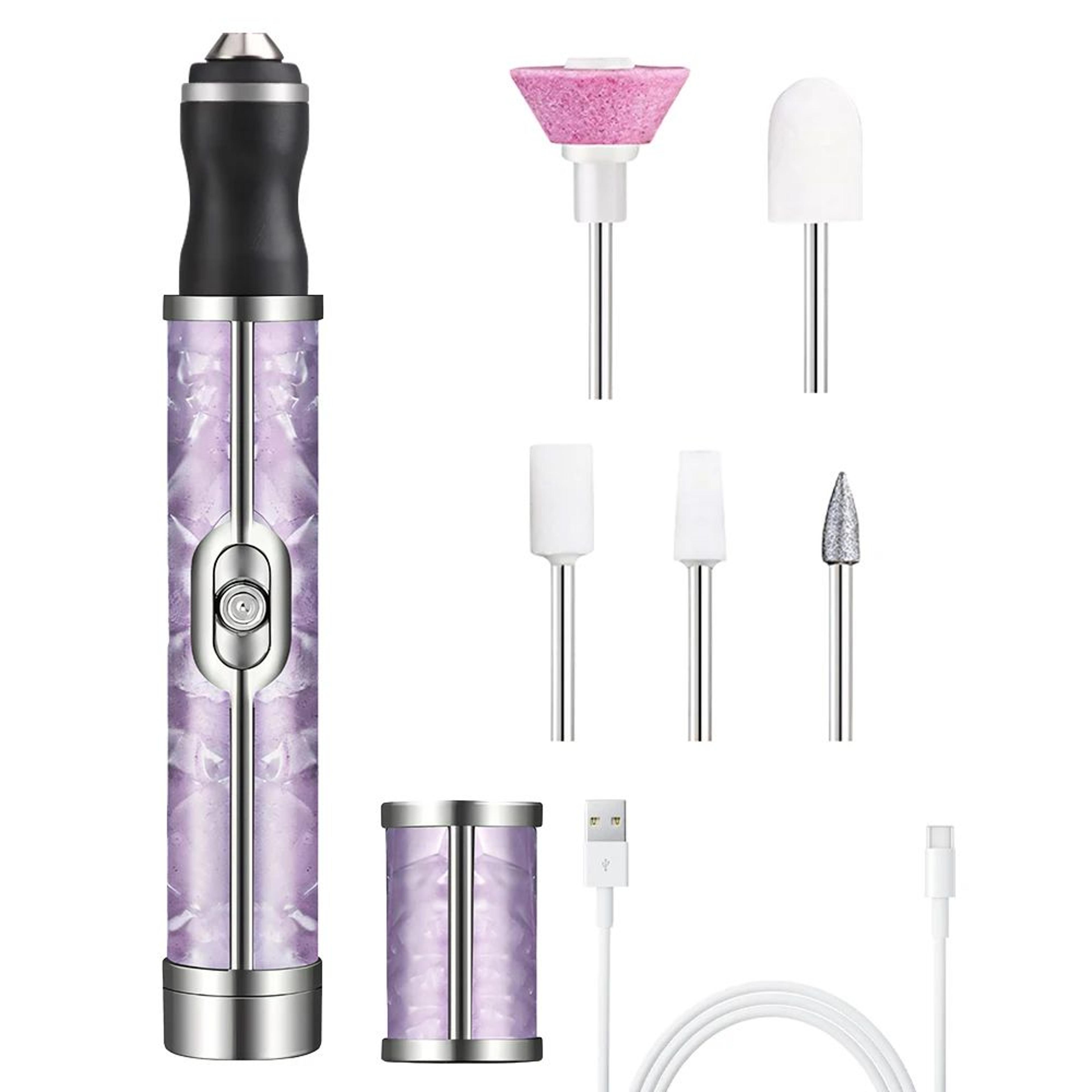 Cordless Electric Nail Drill Kit For Manicure And Pedicure 12