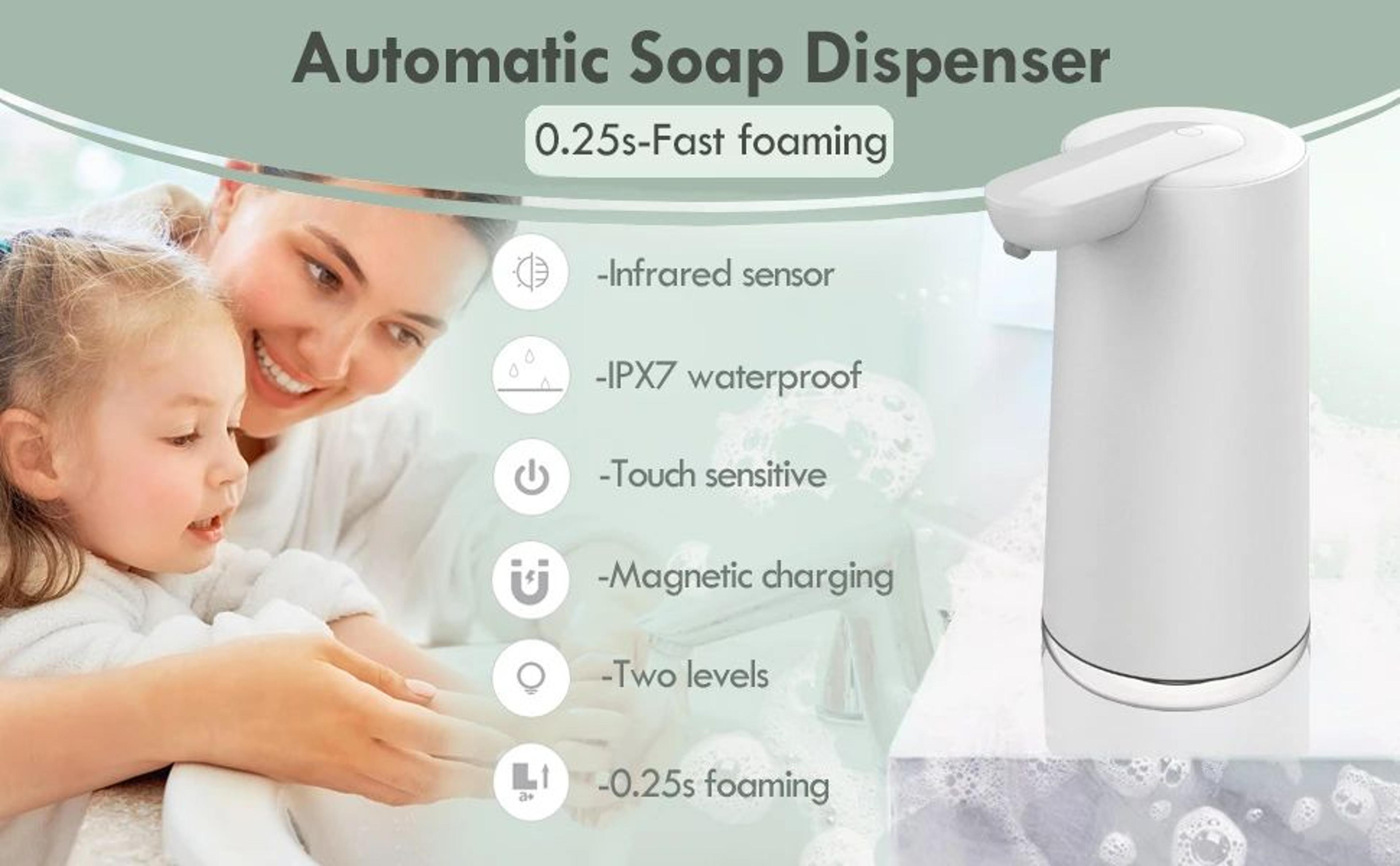 Automatic Touchless Foaming Soap Dispenser With Smart Sensor 6
